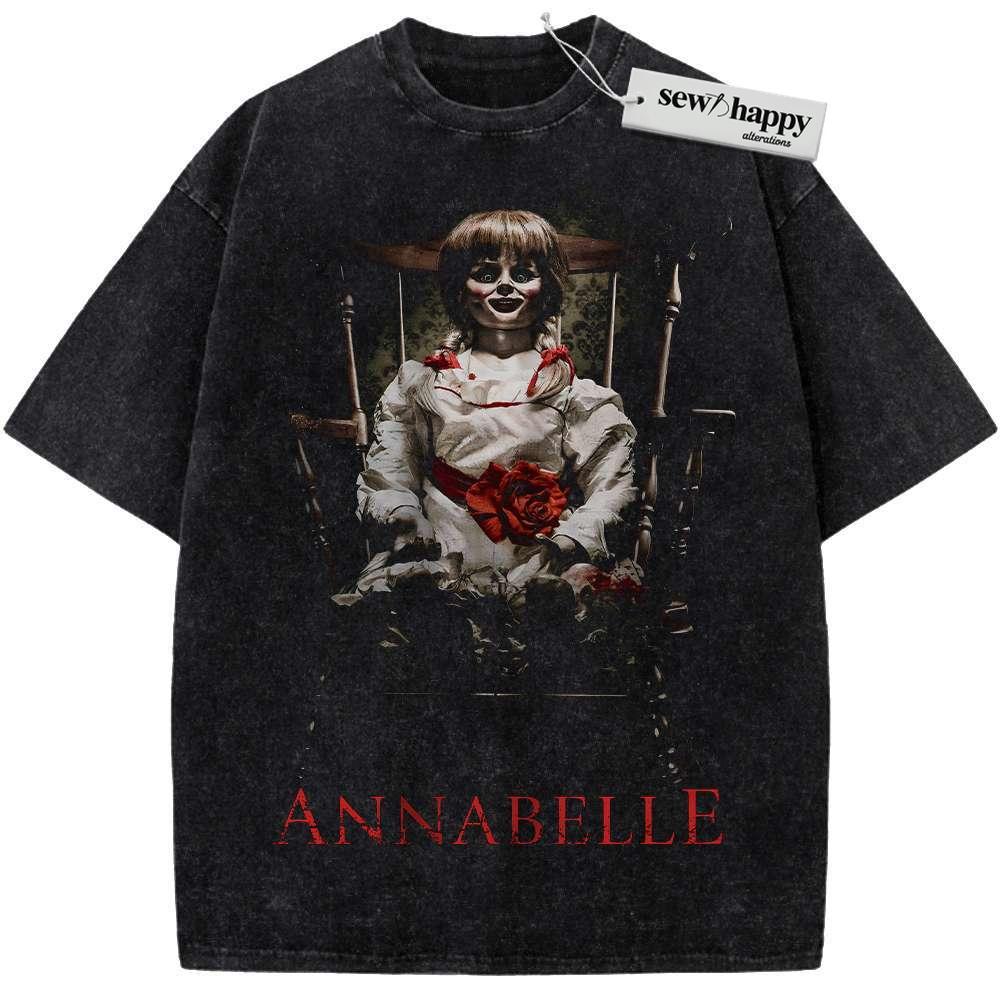 Wash Tee Annabelle Shirt, Halloween Shirt, Horror Shirt, Vintage T-Shirt