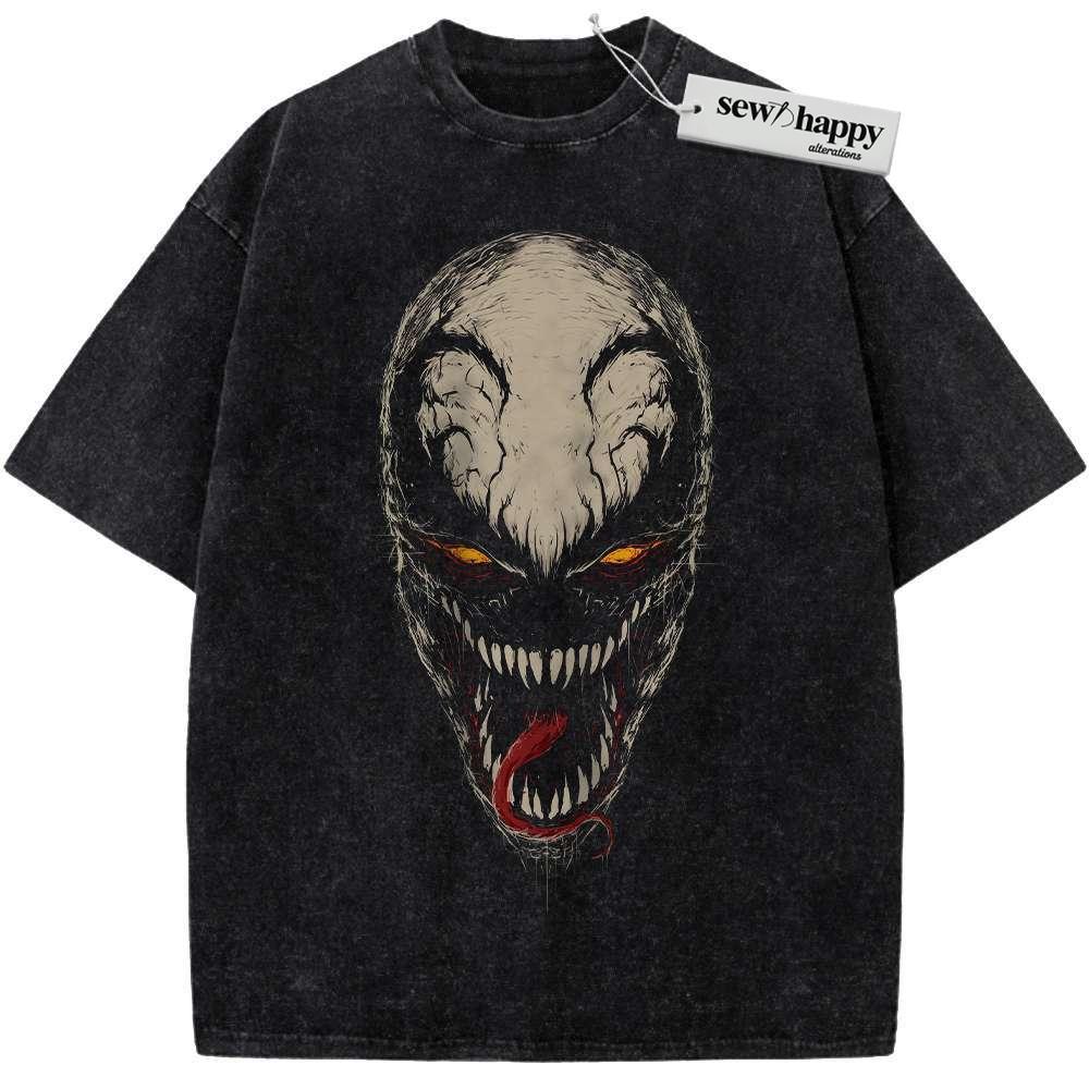 Wash Tee Anti-Venom Shirt, Marvel Comics Shirt, Vintage Tee