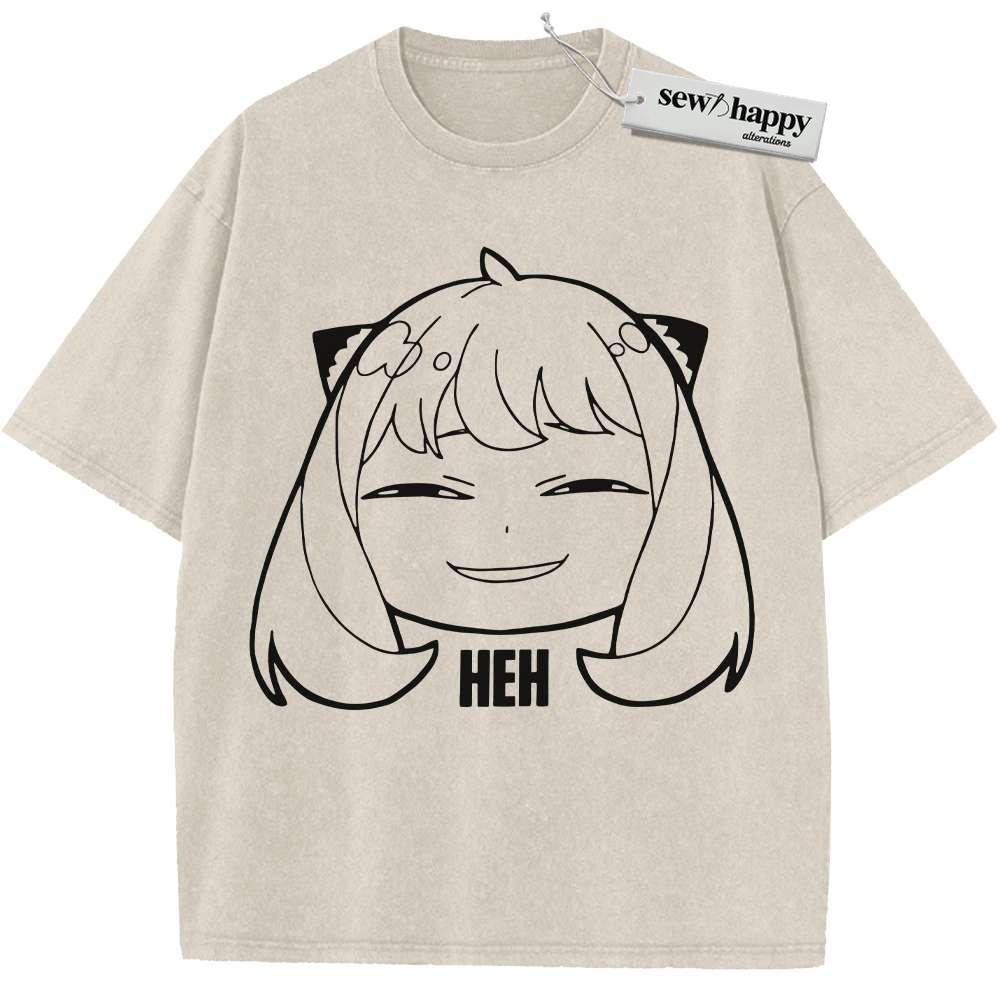 Wash Tee Anya Forger Shirt, Spy x Family Shirt, Anime Shirt, Vintage Tee