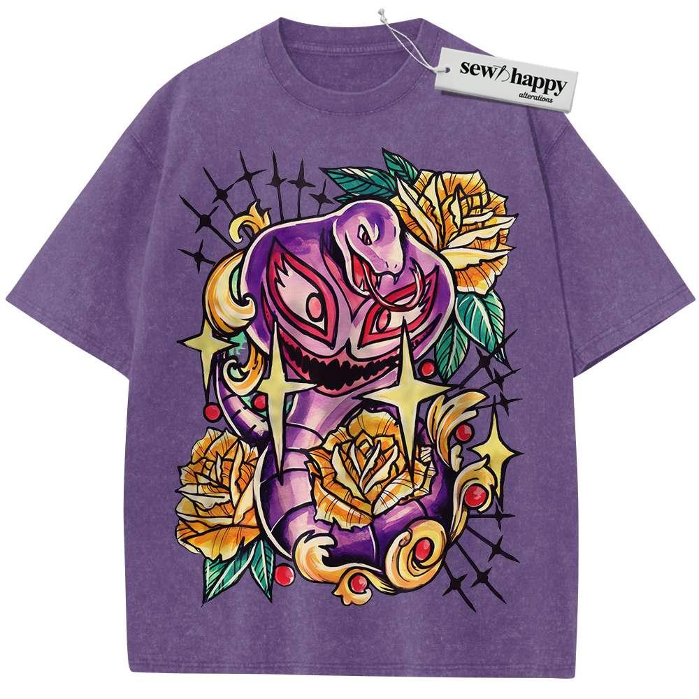 Wash Tee Arbok Shirt, Pokemon shirt, Anime Shirt, Vintage Tee