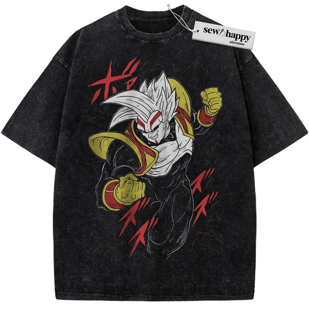 Wash Tee Baby Vegeta Shirt, Dragon Ball Shirt, Anime Shirt, Vintage T-Shirt