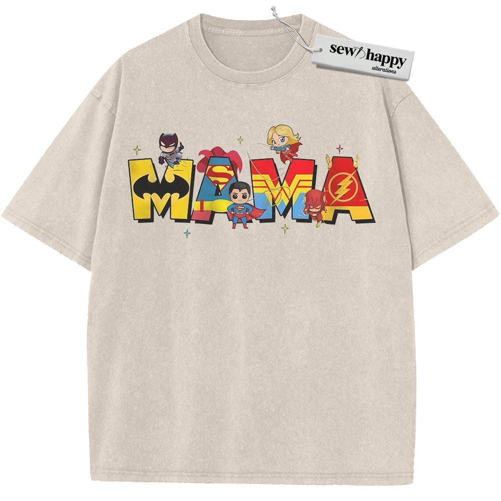 Wash Tee Batman Shirt, Superman Shirt, Flash Shirt, Mother's Day Shirt, Vintage T-Shirt