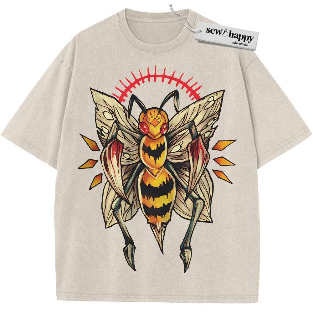 Wash Tee Beedrill Shirt, Pokemon shirt, Anime Shirt, Vintage Tee