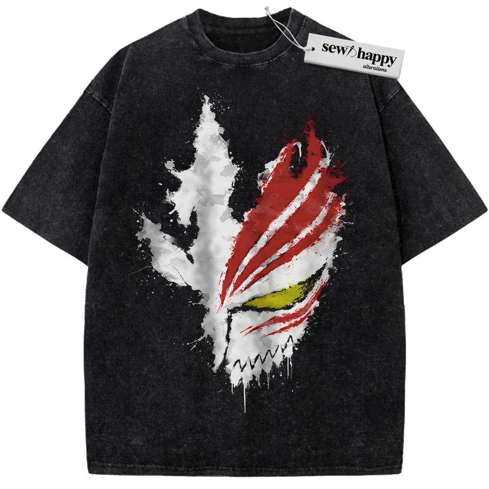 Wash Tee Bleach Shirt, Anime Shirt, Vintage Tee