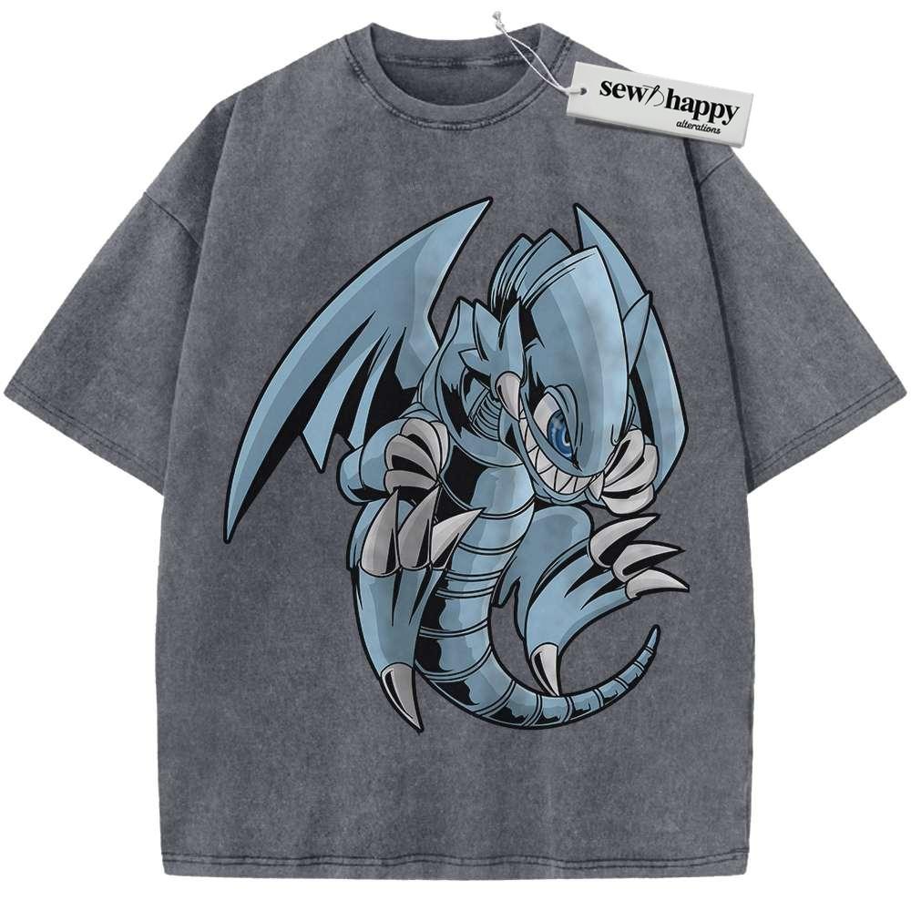 Wash Tee Blue Eyes Toon Dragon Shirt, Anime Shirt, Vintage Tee