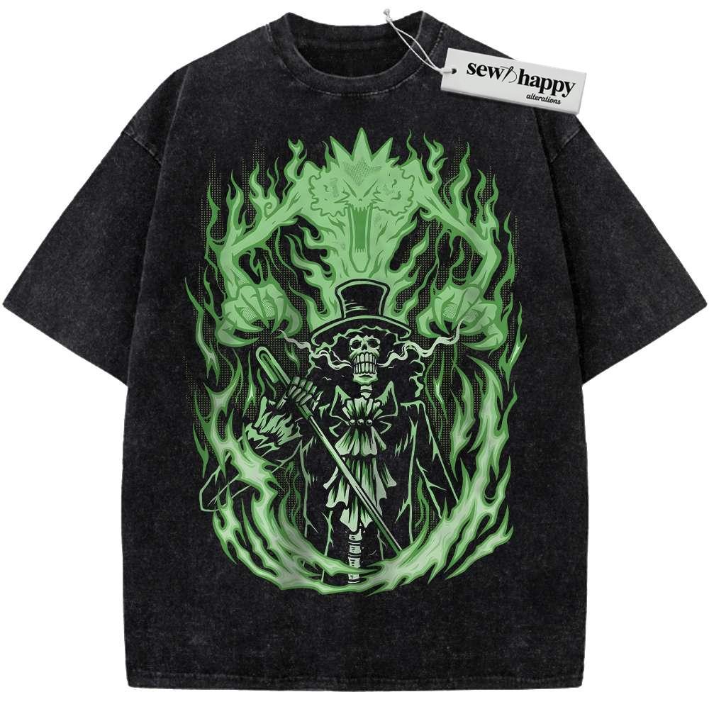 Wash Tee Brook Shirt, One Piece Shirt, Anime Shirt, Vintage T-Shirt Wash Tee Brook Shirt, One Piece Shirt, Anime Shirt, Vintage T-Shirt - Image 1