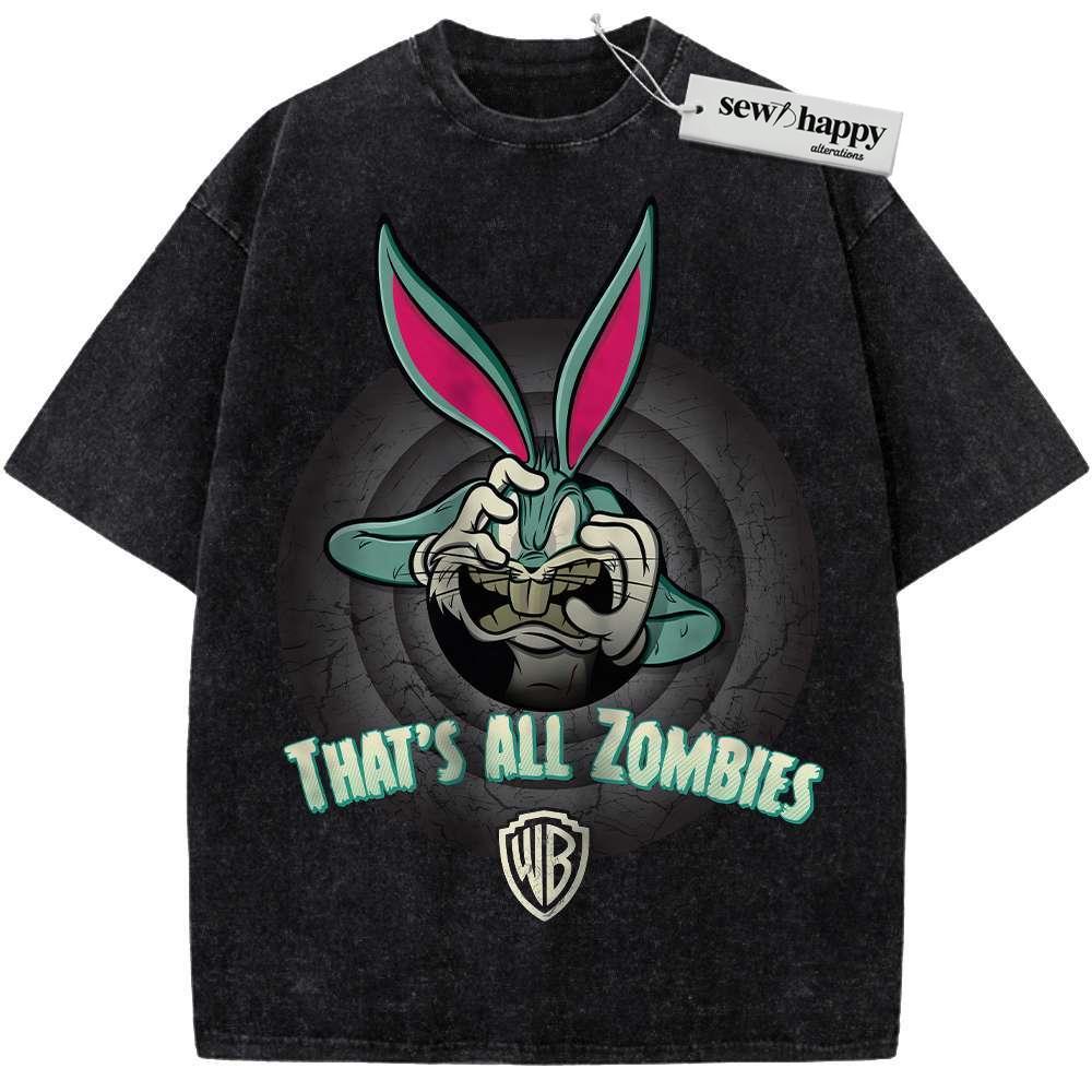 Wash Tee Bugs Bunny Shirt, Looney Tunes Shirt, Animated Shirt, Vintage Tee