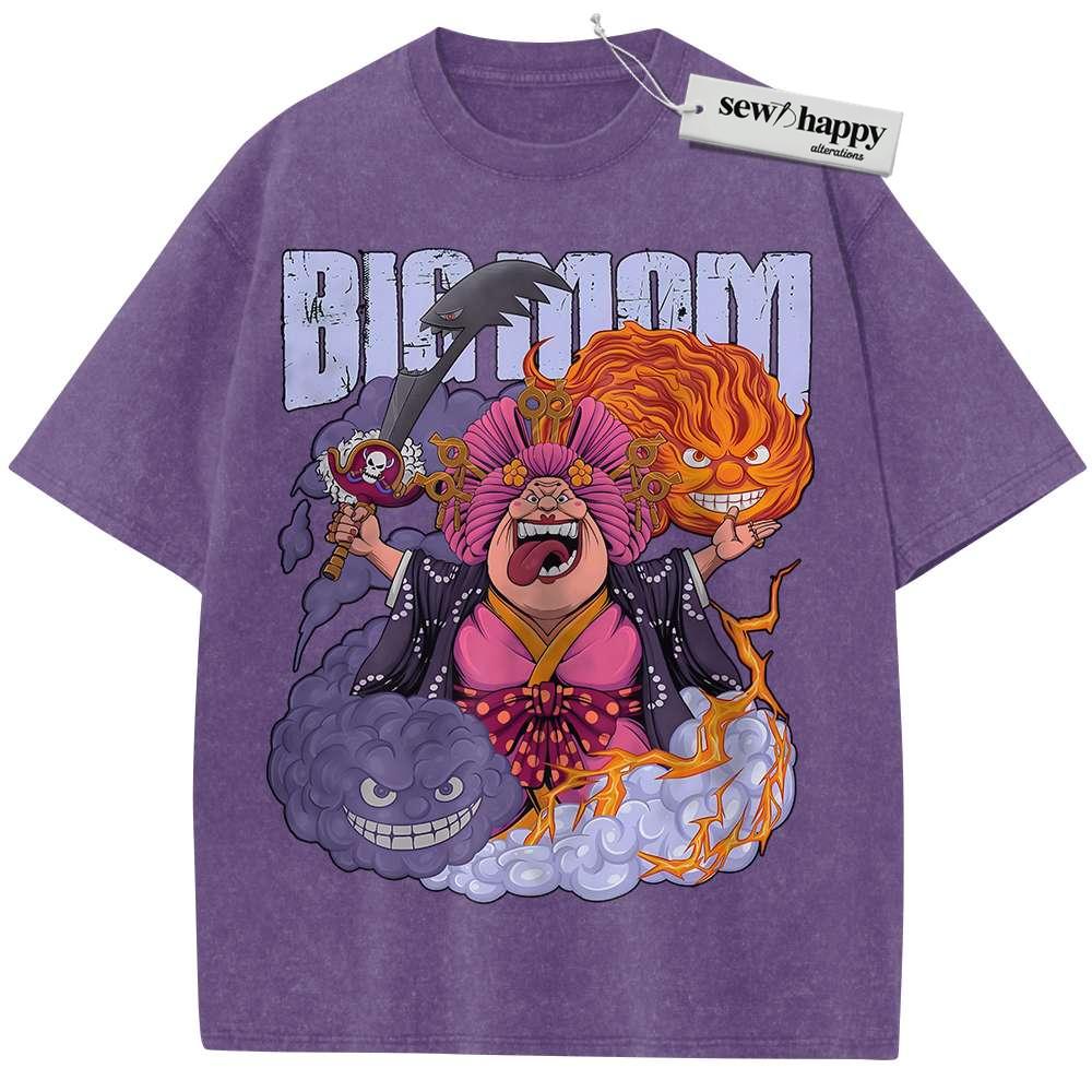 Wash Tee Charlotte Linlin Shirt, Big Mom Shirt, One Piece Shirt, Anime Shirt, Vintage Tee
