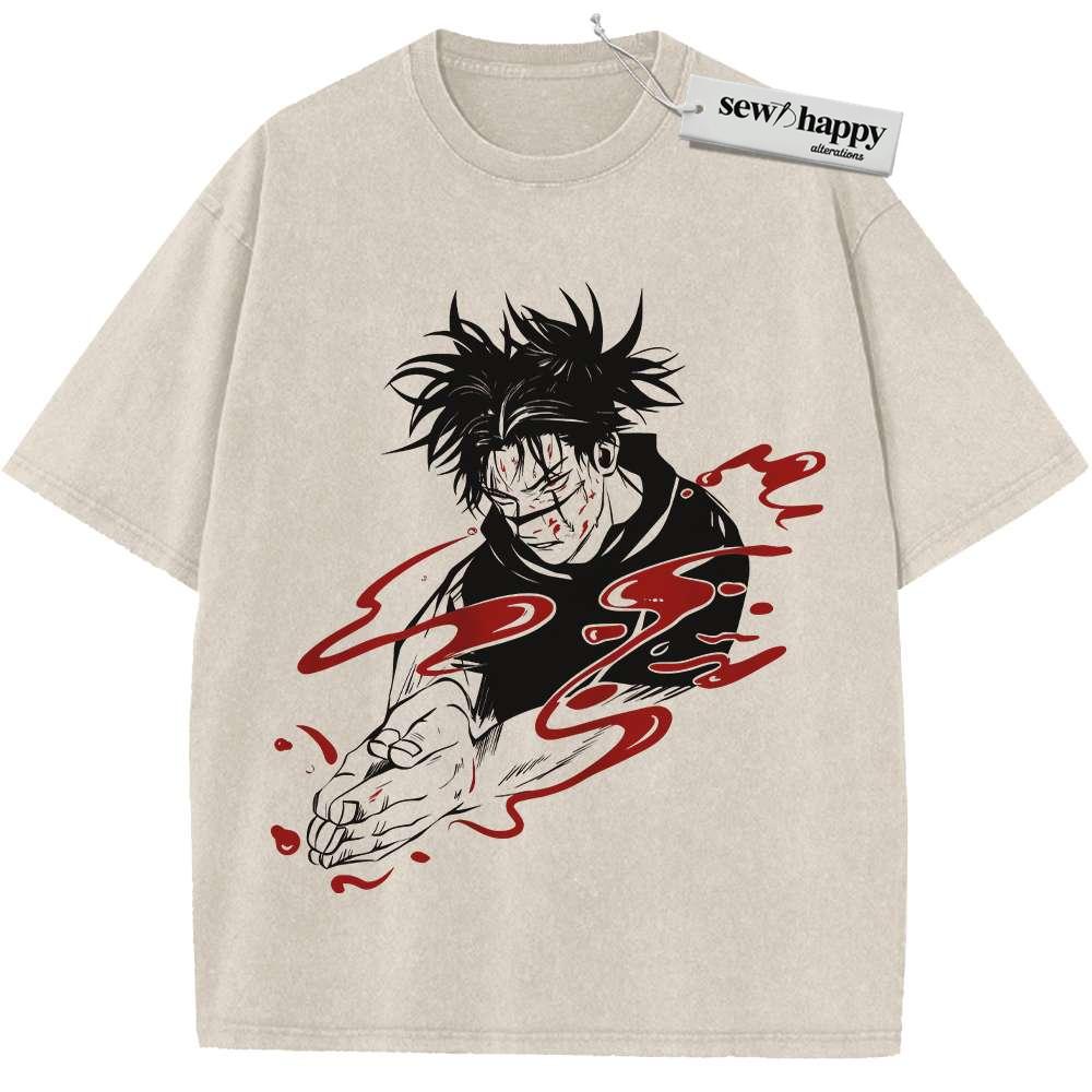 Wash Tee Choso Shirt, Jujutsu Kaisen Shirt, Anime Shirt, Vintage Tee
