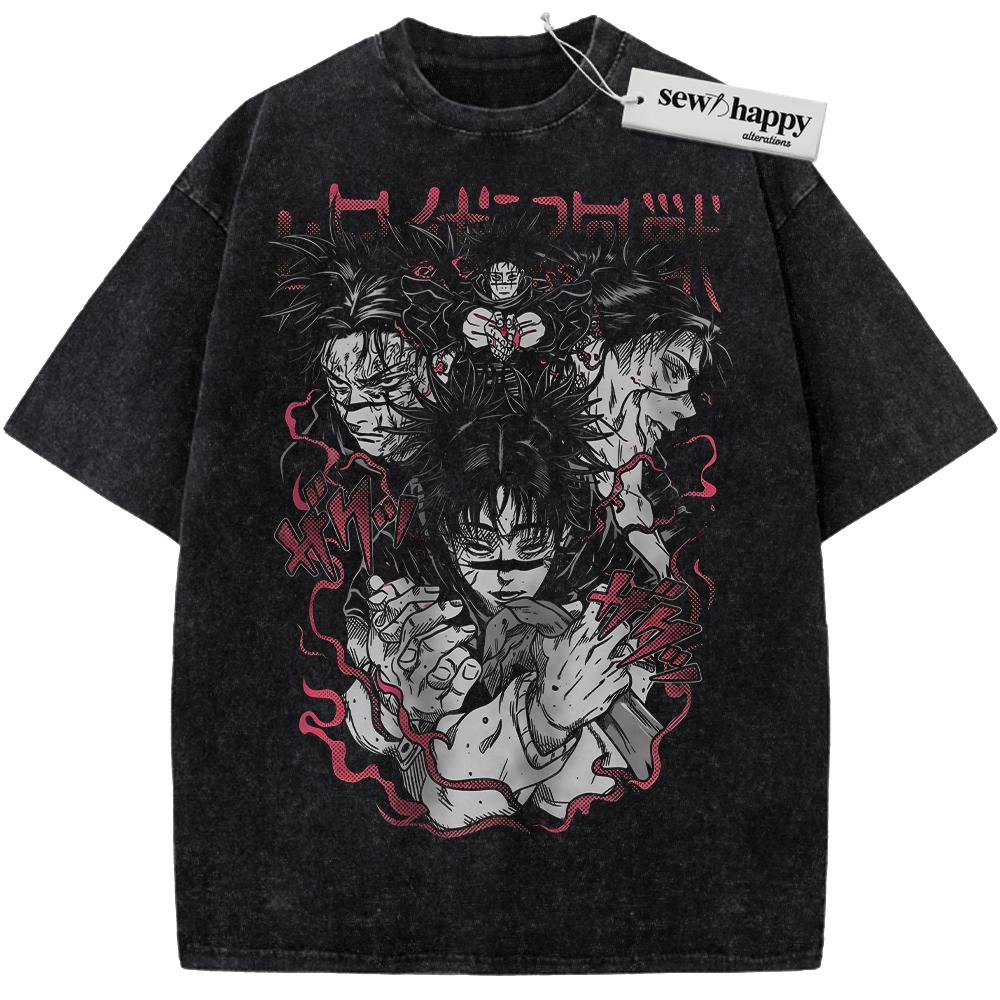 Wash Tee Choso Shirt, Jujutsu Kaisen Shirt, JJK Shirt, Anime Shirt, Vintage Tee