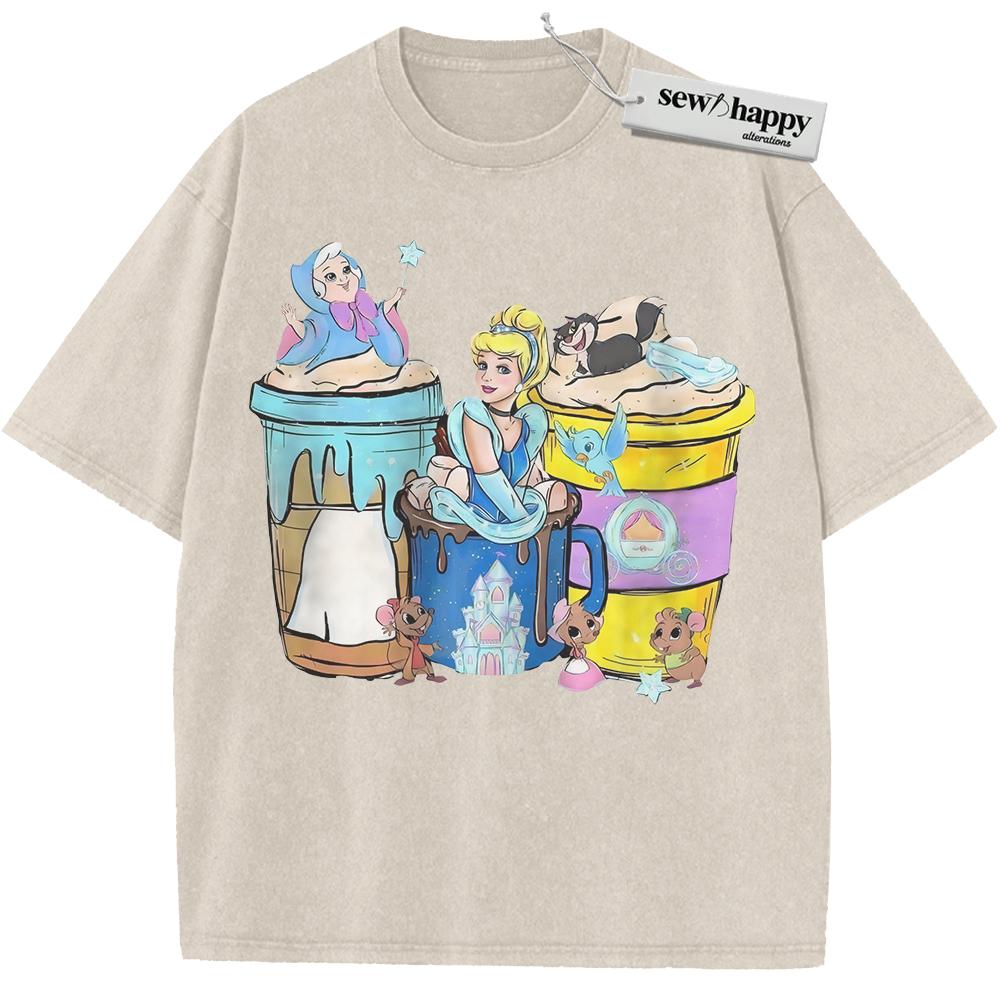 Wash Tee Cinderella Shirt, Animated Shirt, Vintage T-Shirt