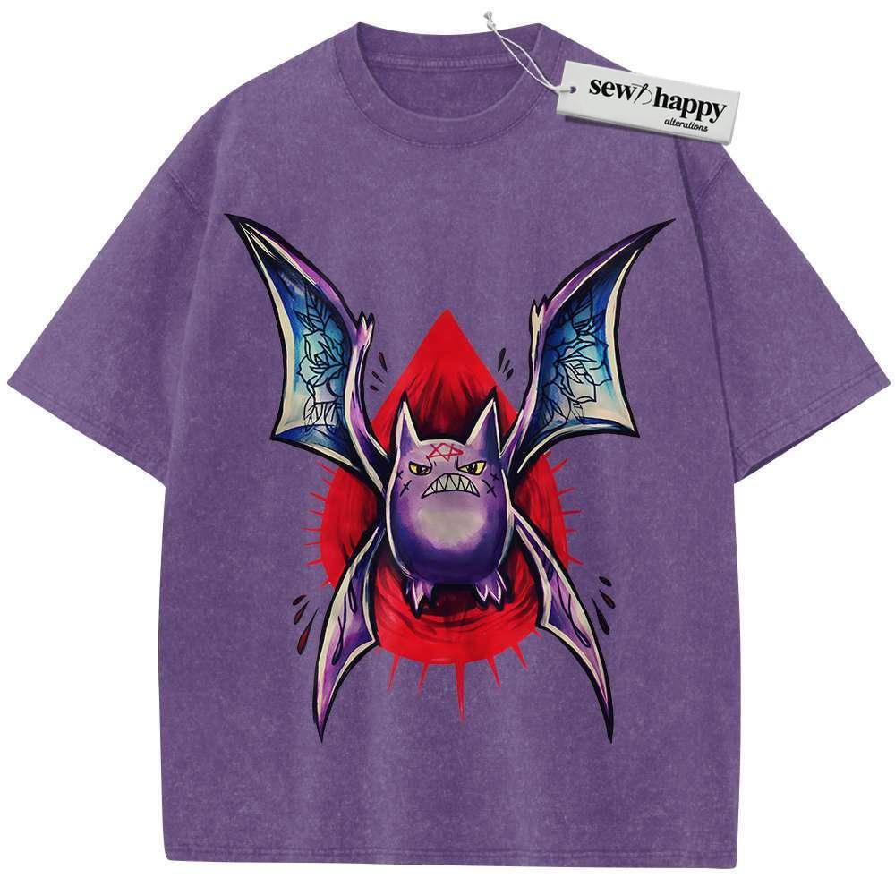 Wash Tee Crobat Shirt, Pokemon shirt, Anime Shirt, Vintage Tee