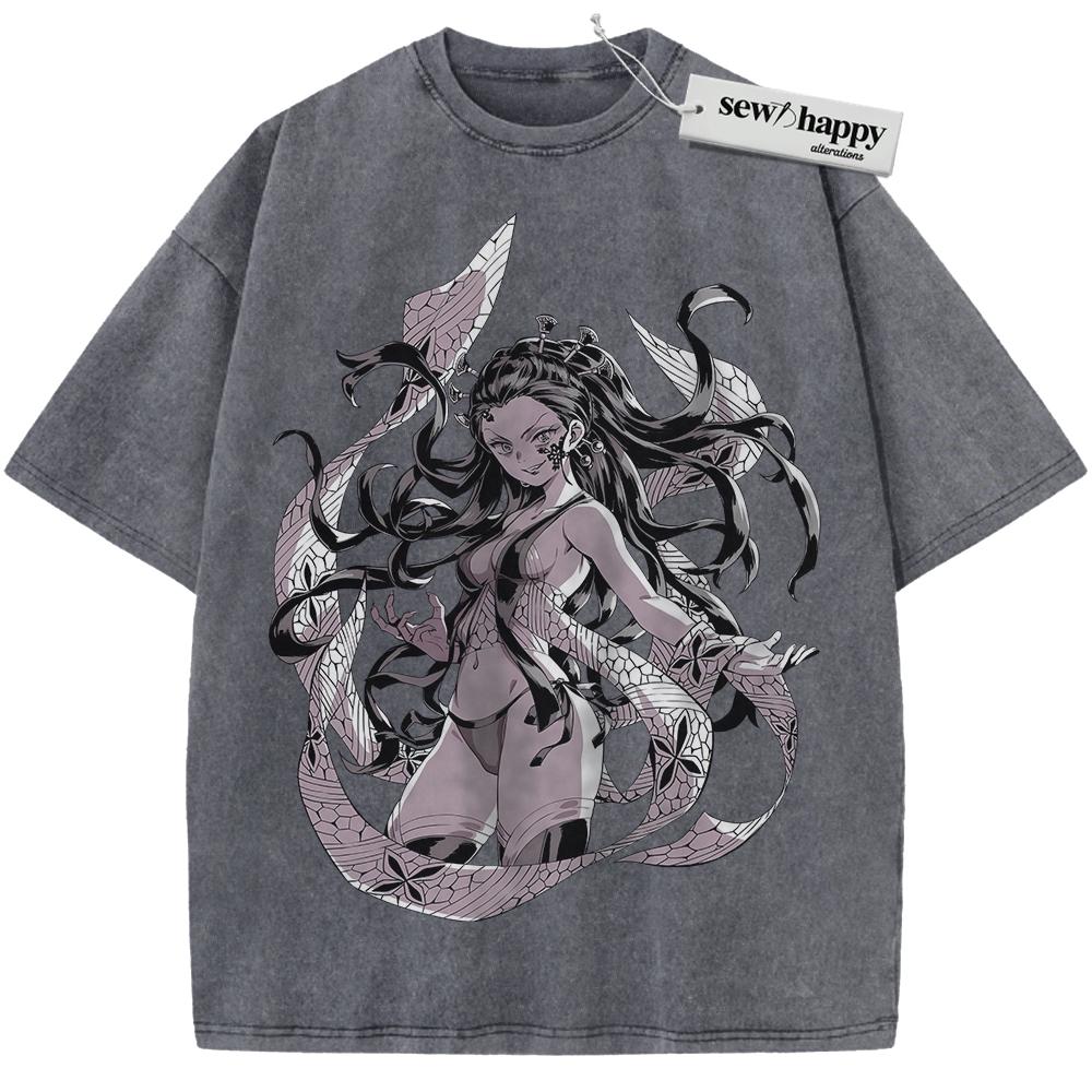 Wash Tee Daki Shirt, Demon Slayer Shirt, Anime Shirt, Vintage T-Shirt