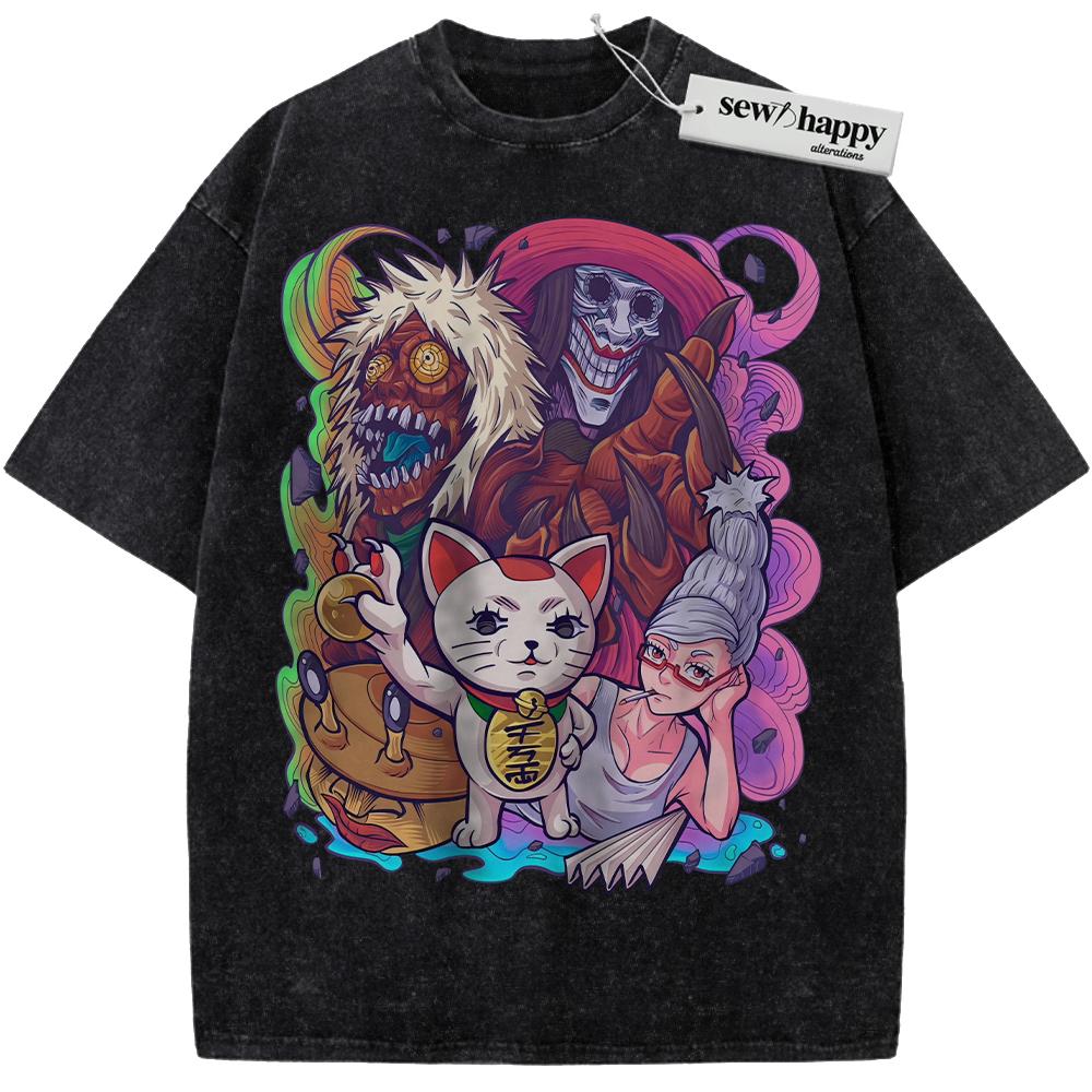 Wash Tee Dandadan Shirt, Anime Shirt, Vintage Tee