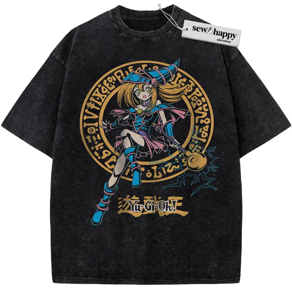 Wash Tee Dark Magician Girl Shirt, Anime Shirt, Vintage T-Shirt