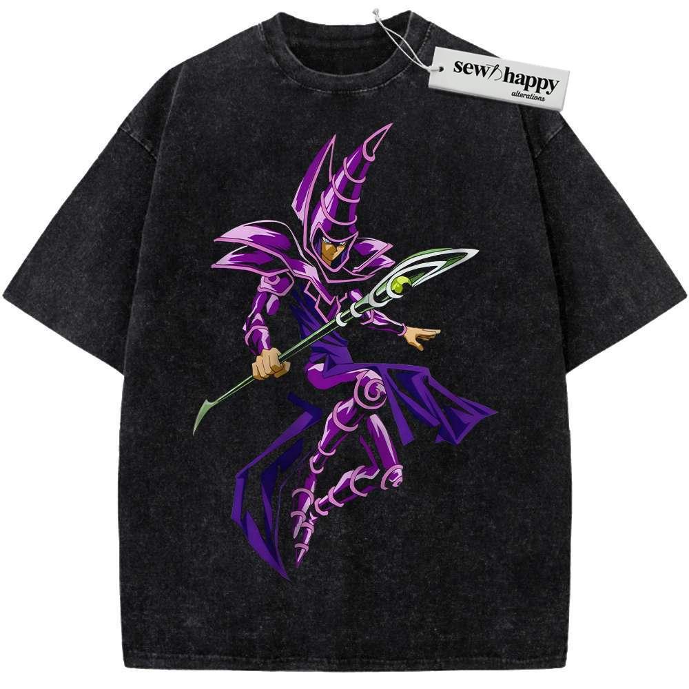 Wash Tee Dark Magician Shirt, Anime Shirt, Vintage Tee