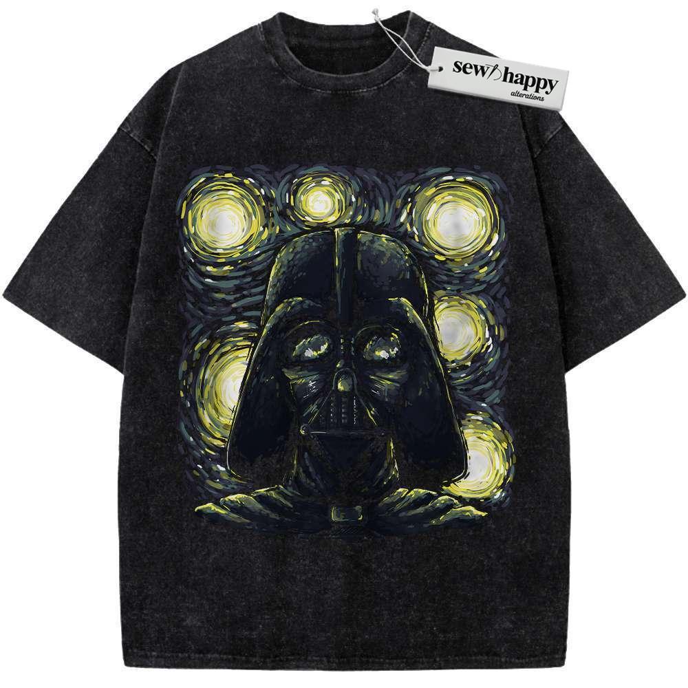 Wash Tee Darth Vader Shirt, Star Wars Shirt, Movie Shirt, Vintage T-Shirt