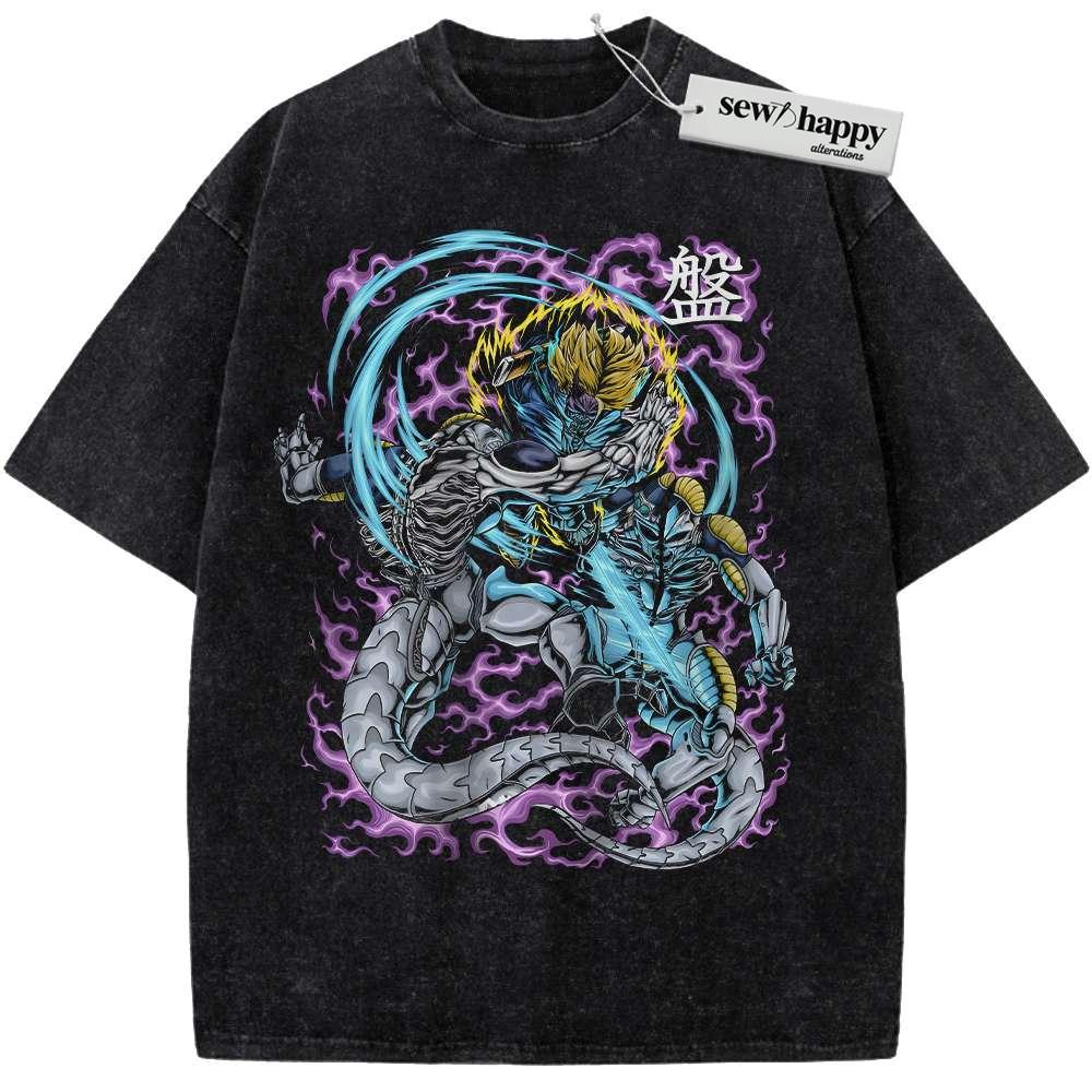 Wash Tee DBZ: Trunks Kills Frieza Shirt, Dragon Ball Shirt, Anime Shirt, Vintage T-Shirt