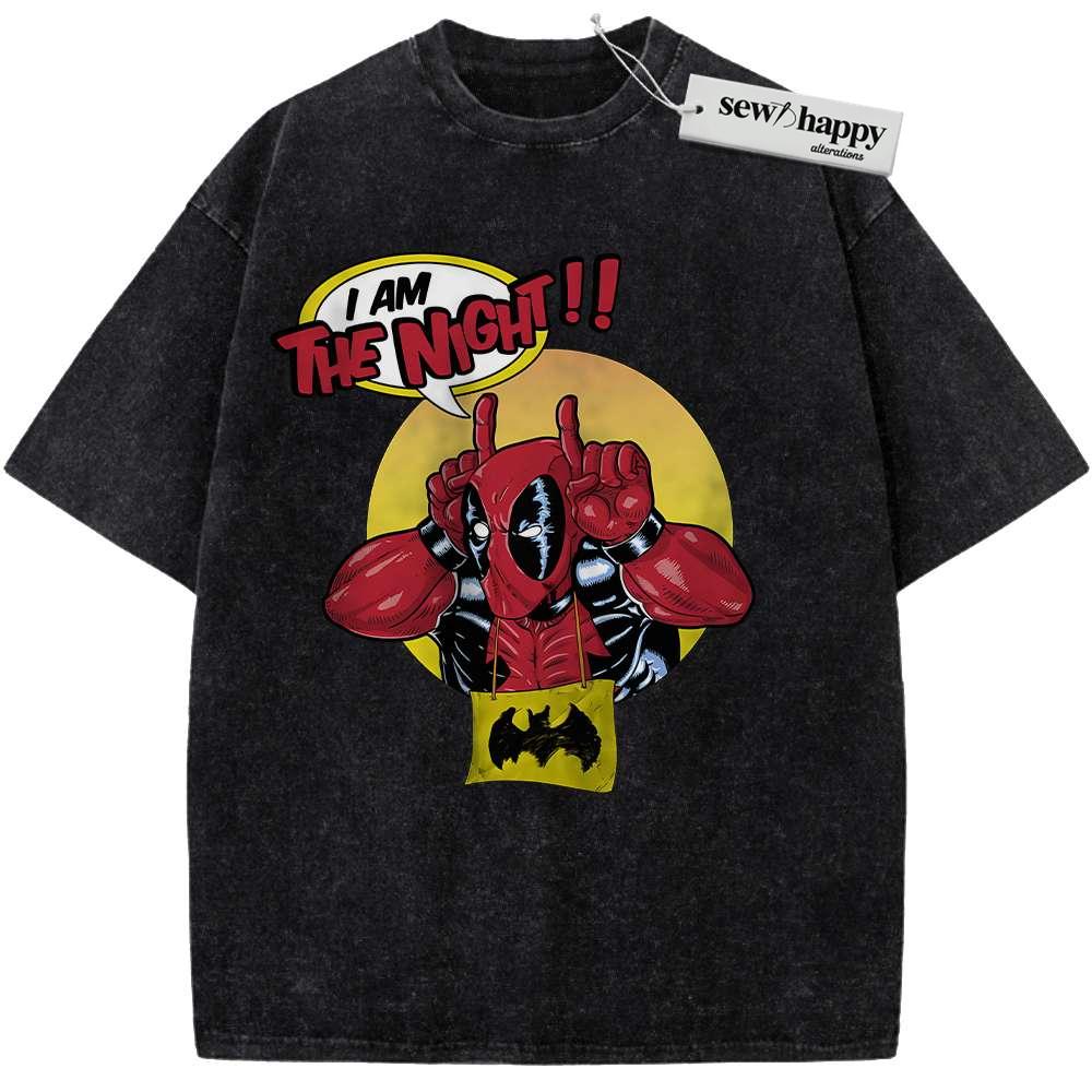 Wash Tee Deadpool Shirt, Marvel Comics Shirt, Vintage T-Shirt