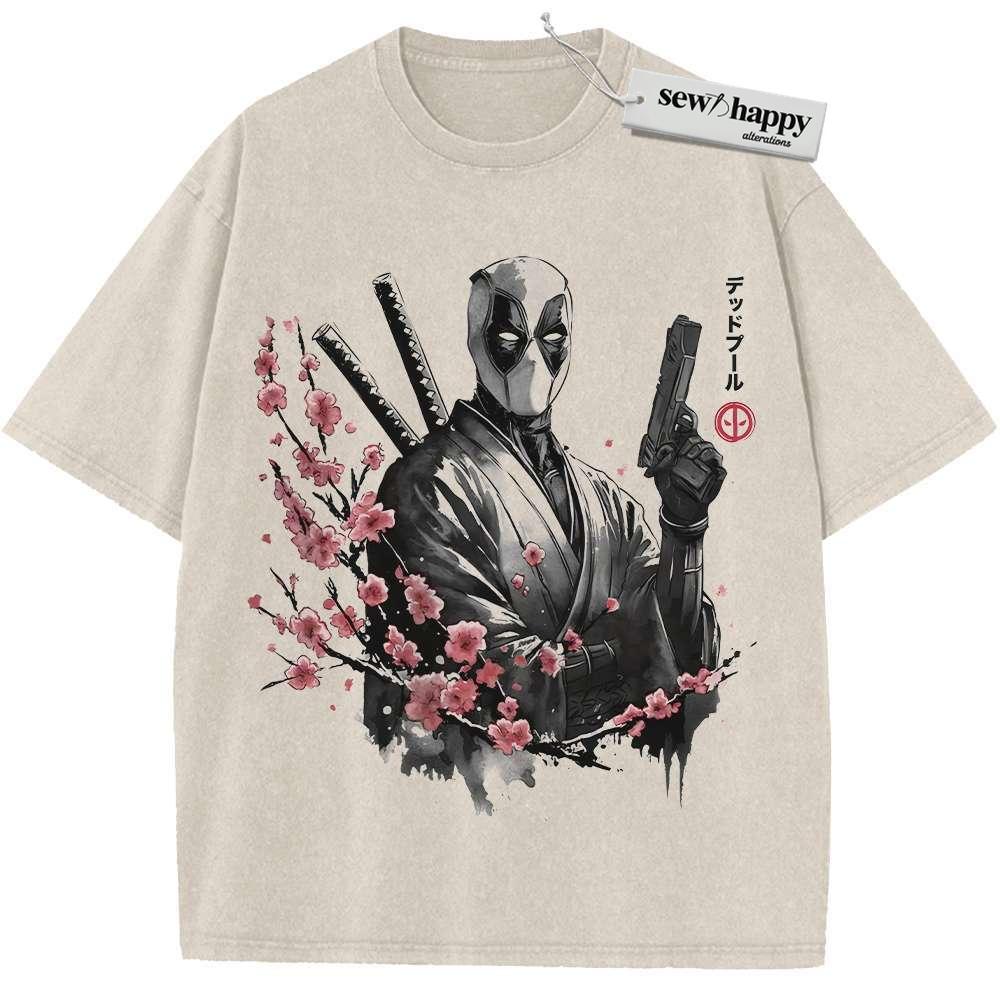 Wash Tee Deadpool Shirt, Marvel Comics Shirt, Vintage T-Shirt