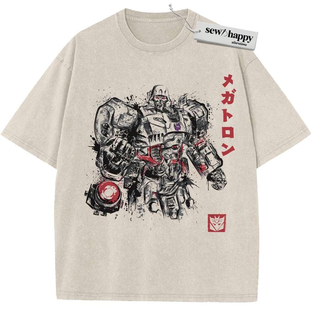 Wash Tee Destruction Shirt, Transformers Shirt, Movie Shirt, Vintage T-Shirt