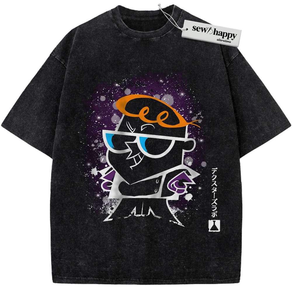 Wash Tee Dexter's Laboratory Shirt, Animated Shirt, Vintage T-Shirt