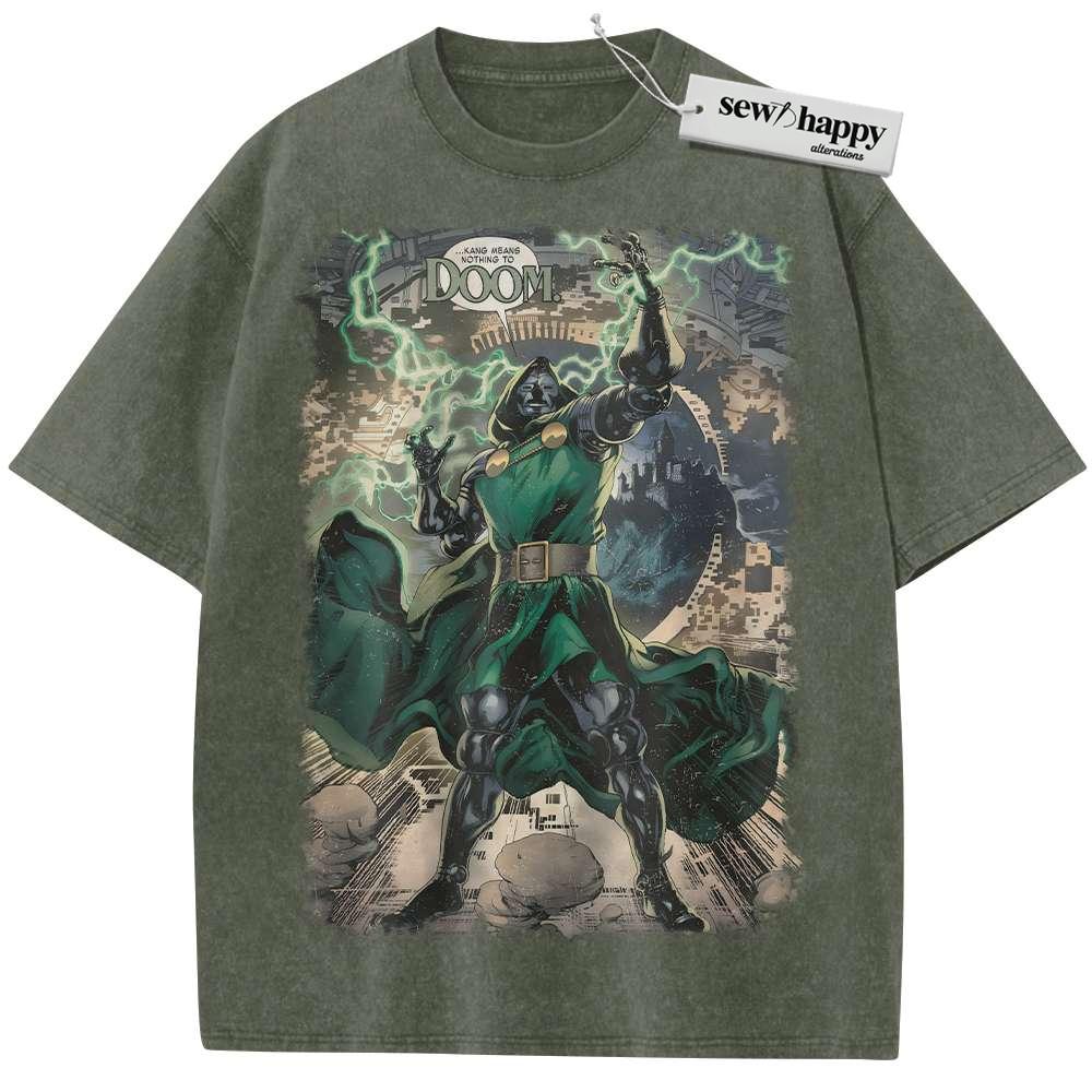 Wash Tee Doctor Doom Shirt, Marvel Comics Shirt, Vintage T-Shirt