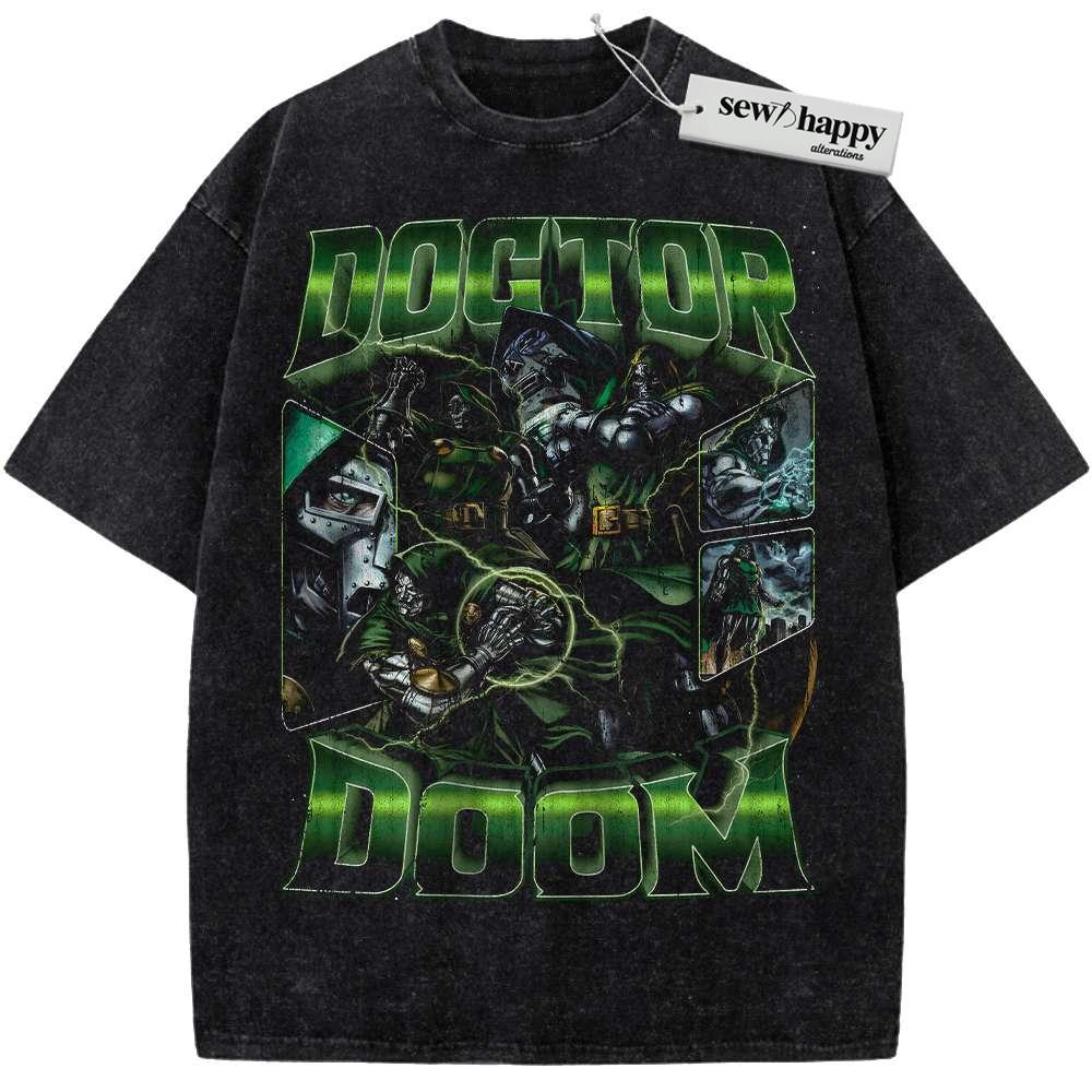 Wash Tee Doctor Doom Shirt, Marvel Comics Shirt, Vintage Tee