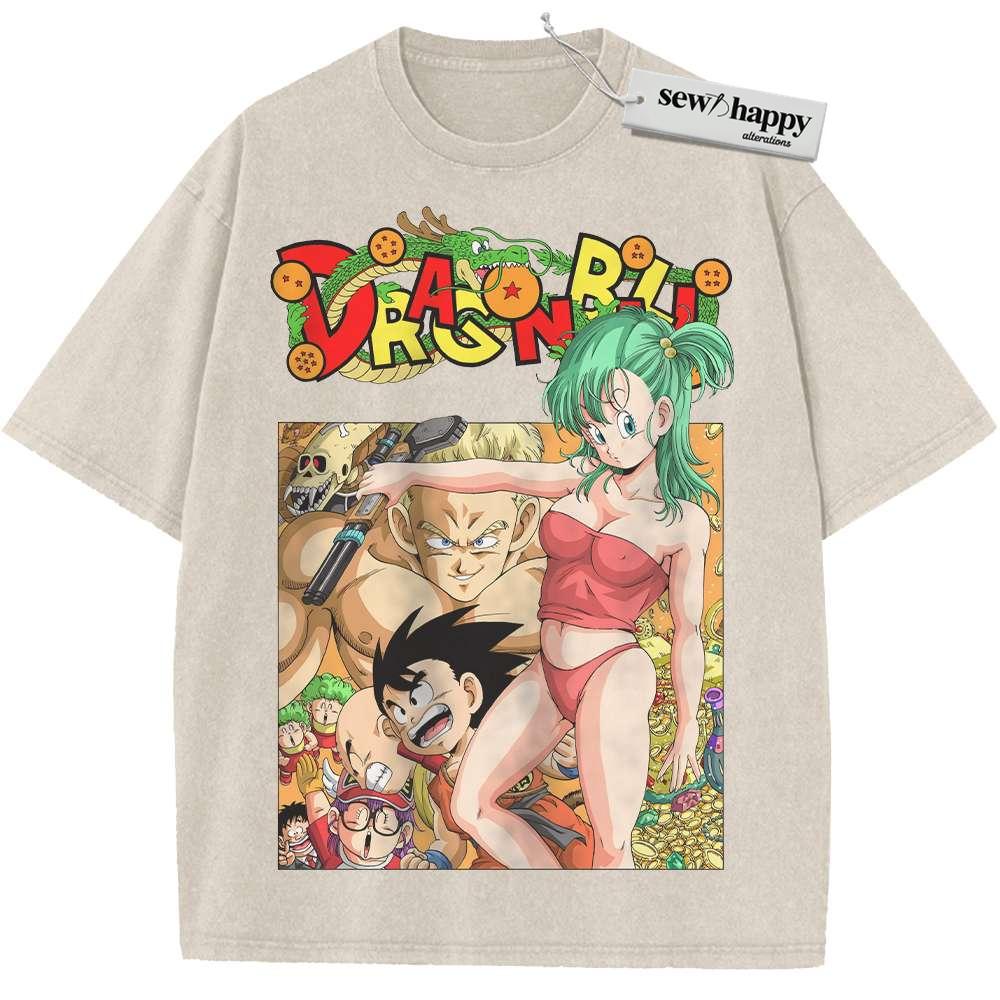 Wash Tee Dragon Ball Shirt, DBZ Shirt, Anime Shirt, Vintage T-Shirt