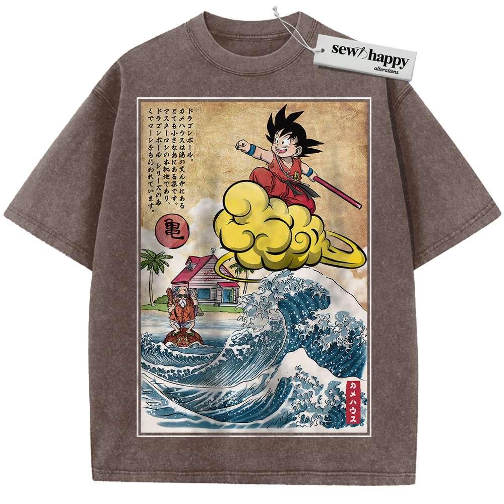 Wash Tee Dragon Ball Shirt, DBZ Shirt, Anime Shirt, Vintage Tee
