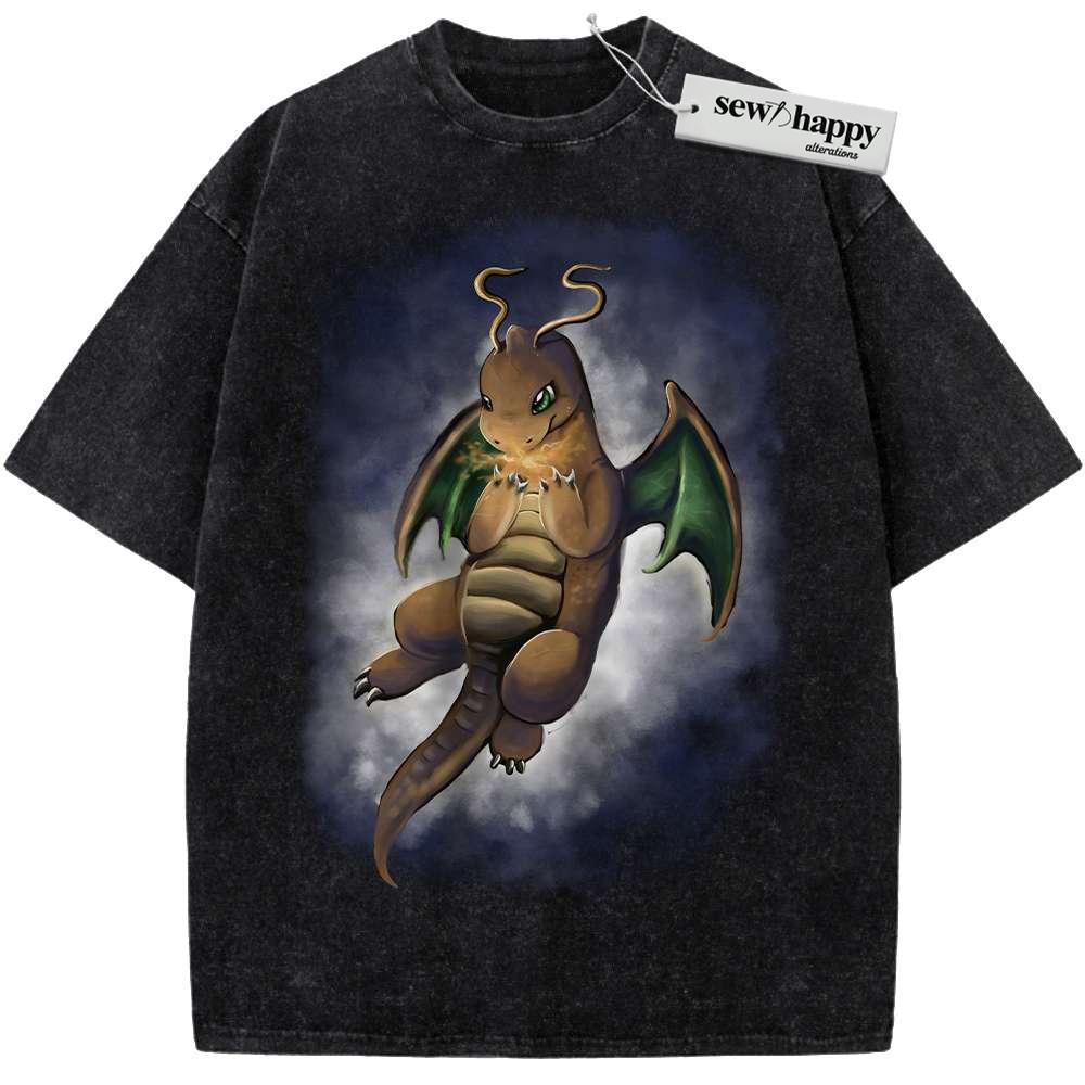 Wash Tee Dragonite Shirt, Pokemon shirt, Anime Shirt, Vintage T-Shirt
