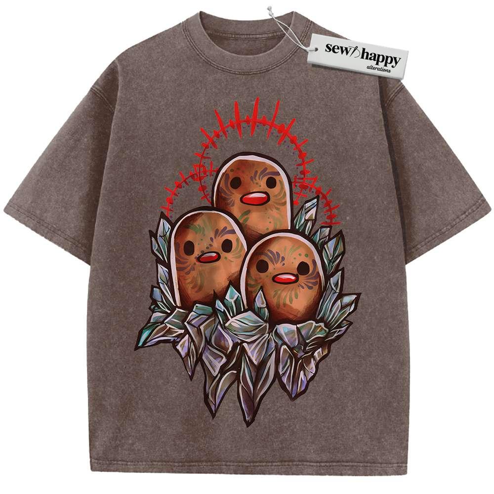 Wash Tee Dugtrio Shirt, Pokemon shirt, Anime Shirt, Vintage Tee