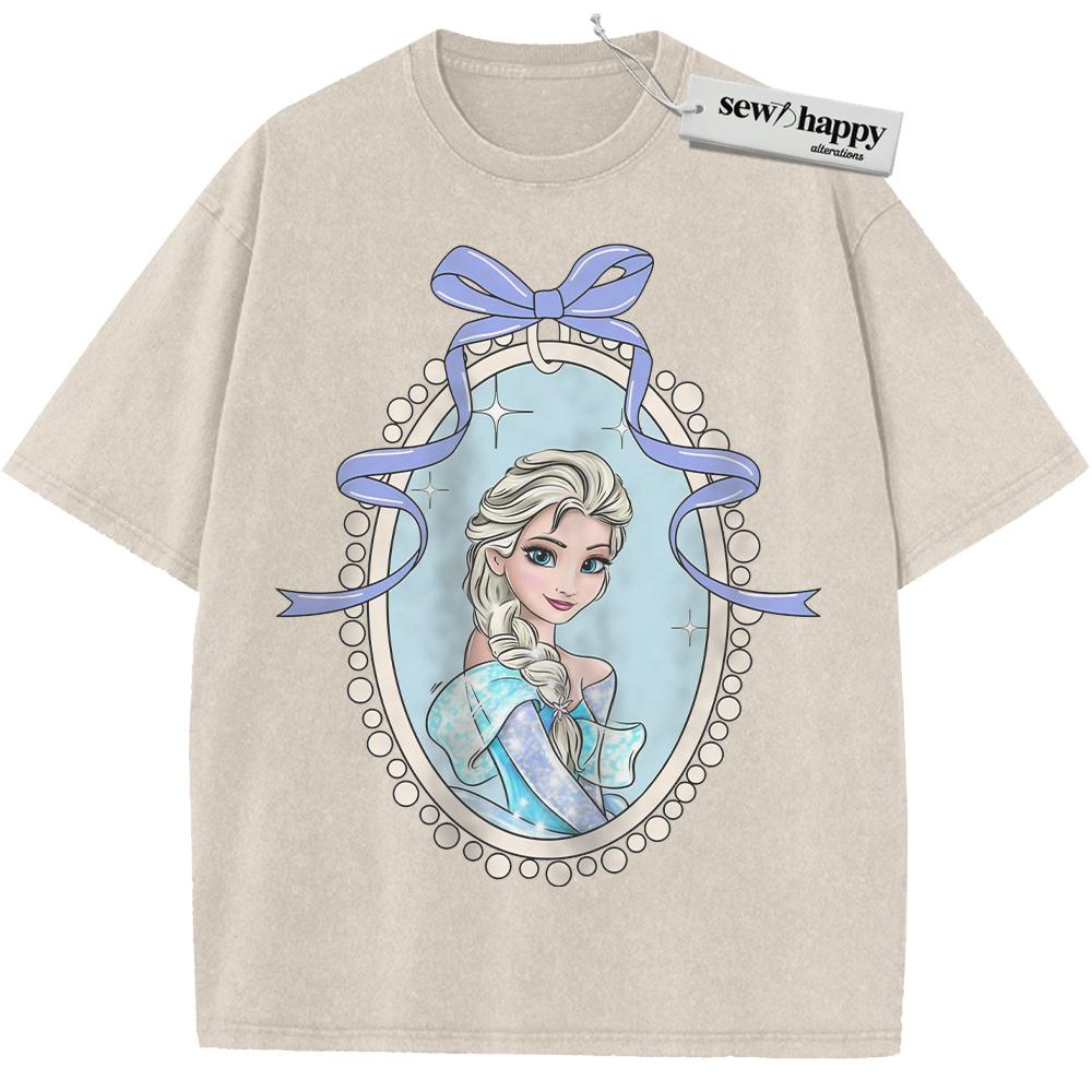 Wash Tee Elsa Shirt, Frozen Shirt, Animated Shirt, Vintage T-Shirt
