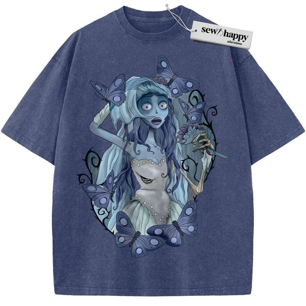 Wash Tee Emily Shirt, Corpse Bride Shirt, Animated Shirt, Vintage T-Shirt
