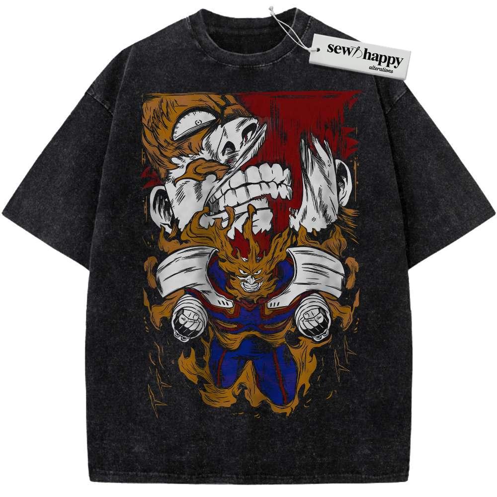 Wash Tee Endeavor Shirt, Enji Todoroki Shirt, MHA Shirt, Anime Shirt, Vintage Tee