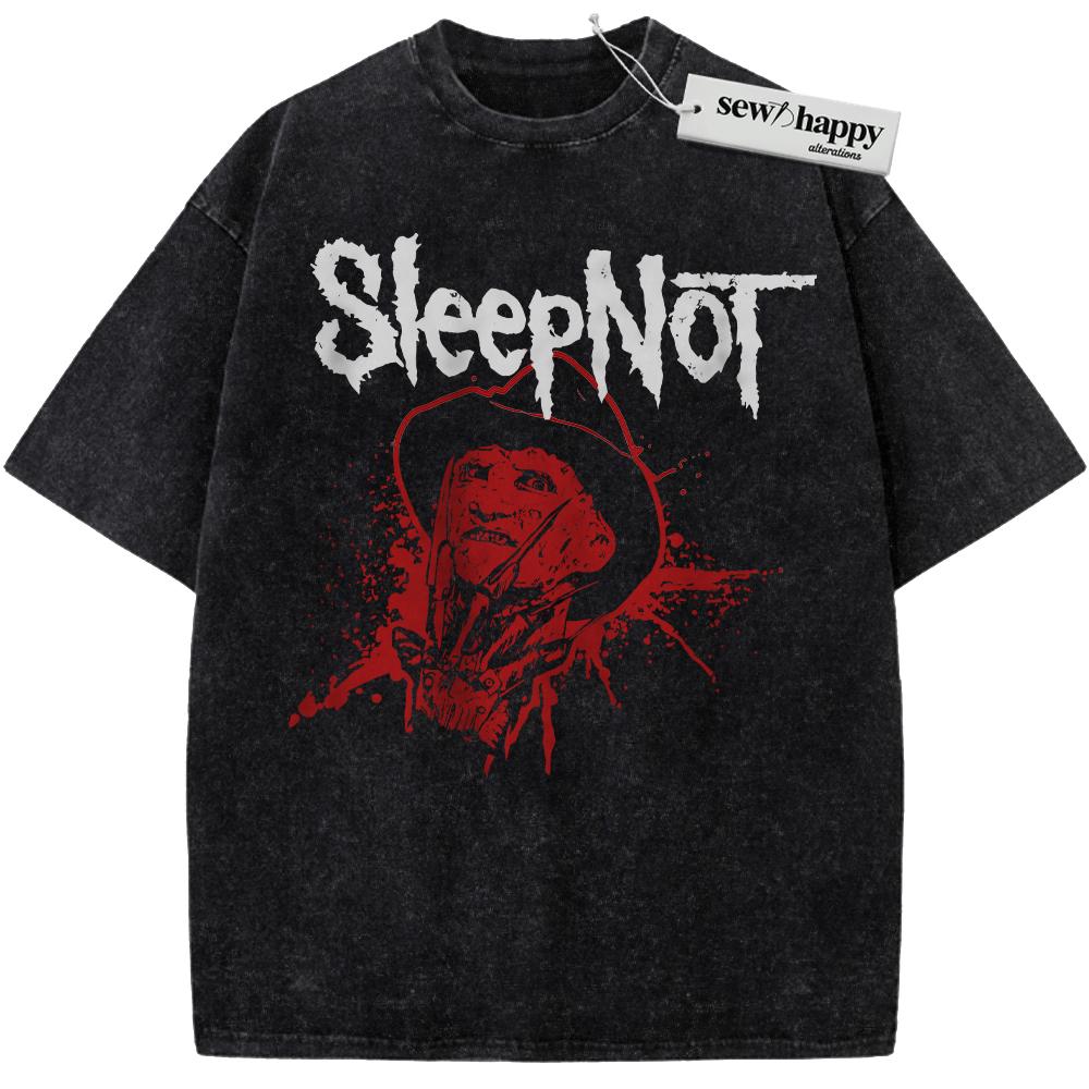 Wash Tee Freddy Krueger Shirt, A Nightmare on Elm Street Shirt, Horror Movie Shirt, Halloween Shirt, Vintage Tee