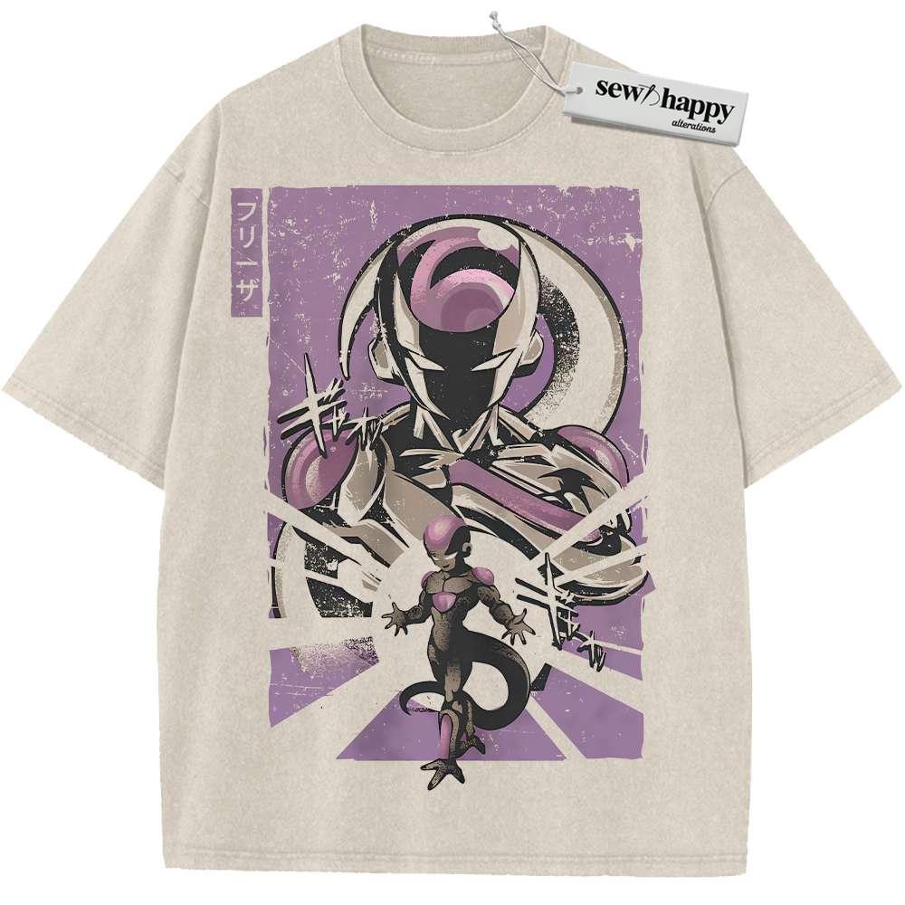 Wash Tee Frieza Shirt, Dragon Ball Z Shirt, DBZ Shirt, Anime Shirt, Vintage T-Shirt