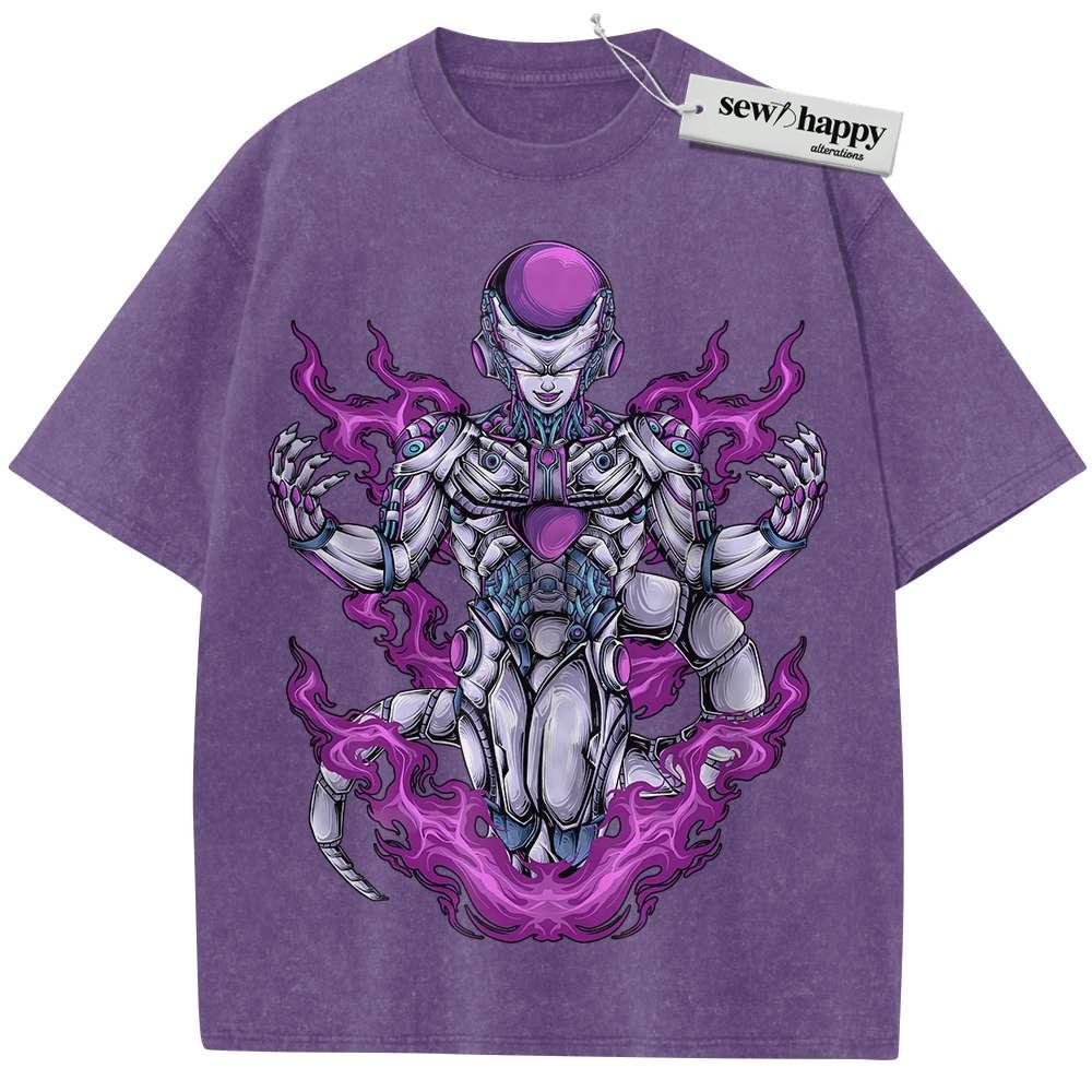 Wash Tee Frieza Shirt, Dragon Ball Z Shirt, DBZ Shirt, Anime Shirt, Vintage Tee