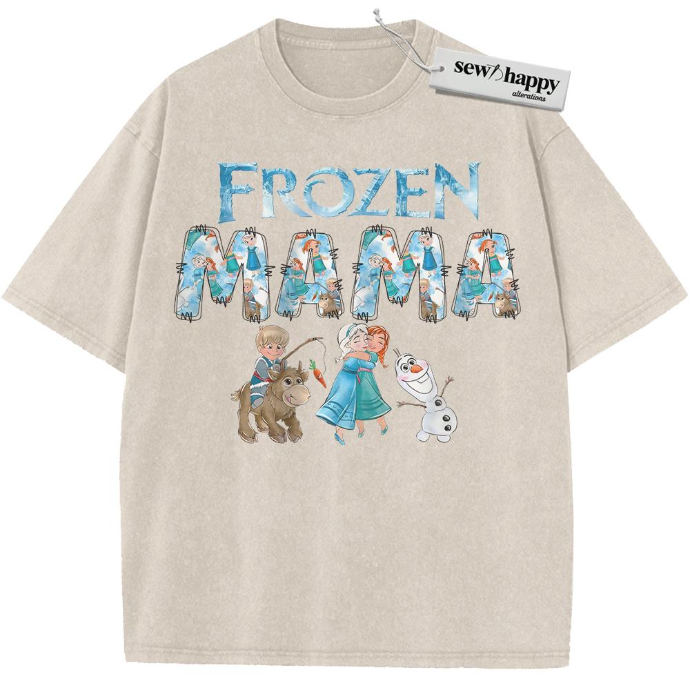 Wash Tee Frozen Shirt, Mother's Day Shirt, Animated Shirt, Vintage T-Shirt