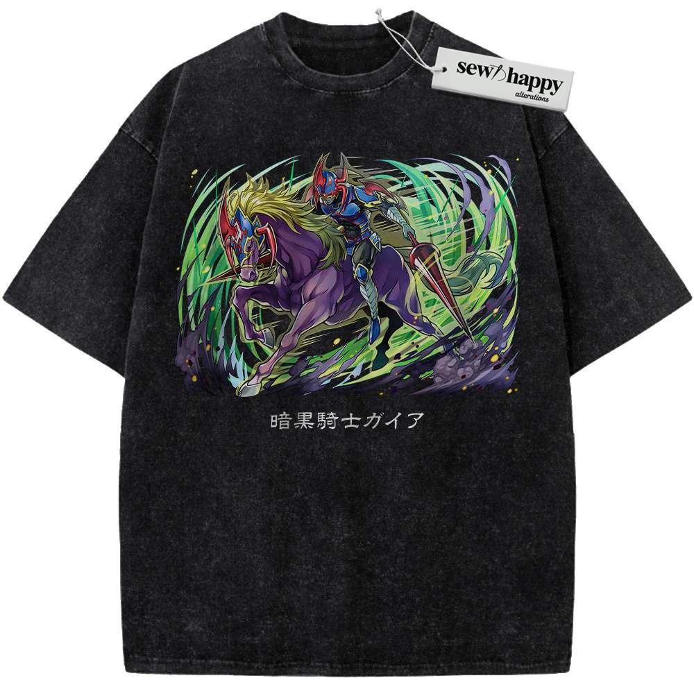 Wash Tee Gaia The Fierce Knight Shirt, Anime Shirt, Vintage T-Shirt
