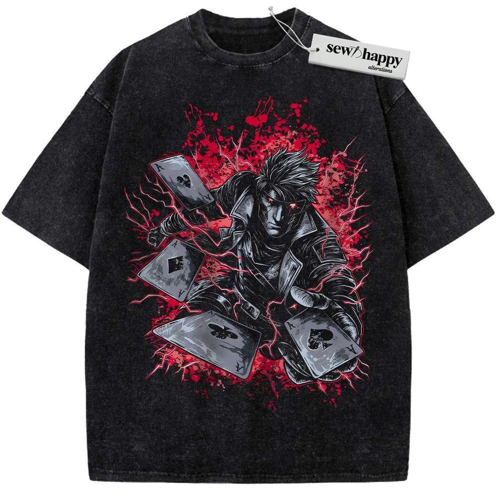 Wash Tee Gambit Shirt, X-Men Shirt, Marvel Comics Shirt, Vintage Tee