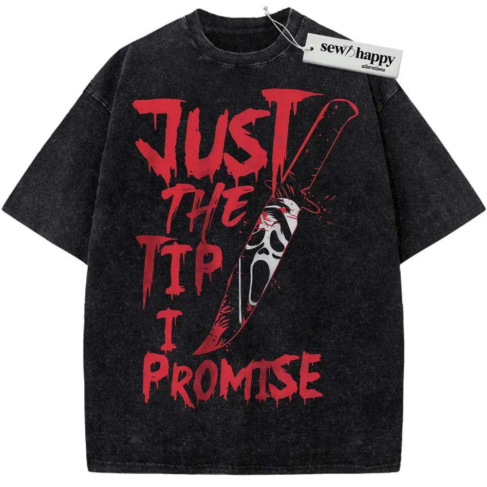 Wash Tee Ghostface Shirt, Scream Shirt, Halloween Shirt, Horror Shirt, Vintage T-Shirt