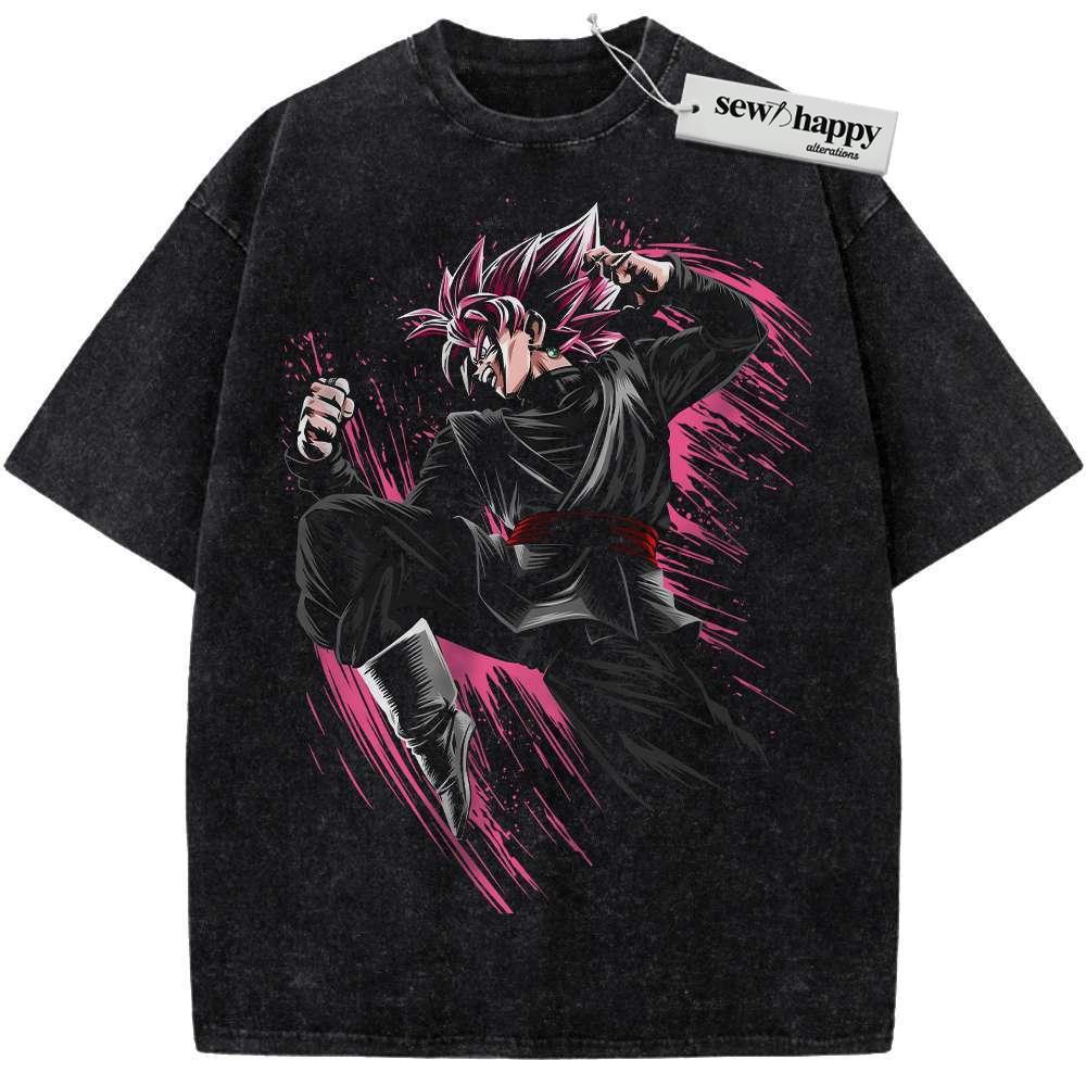 Wash Tee Goku Black Shirt, Dragon Ball Shirt, Anime Shirt, Vintage Tee