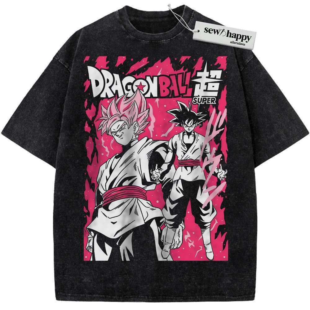 Wash Tee Goku Black Shirt, Dragon Ball Shirt, DBZ Shirt, Anime Shirt, Vintage Tee
