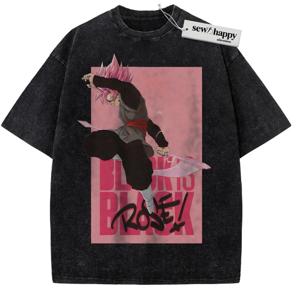 Wash Tee Goku Black Shirt, Dragon Ball Shirt, DBZ Shirt, Anime Shirt, Vintage Tee