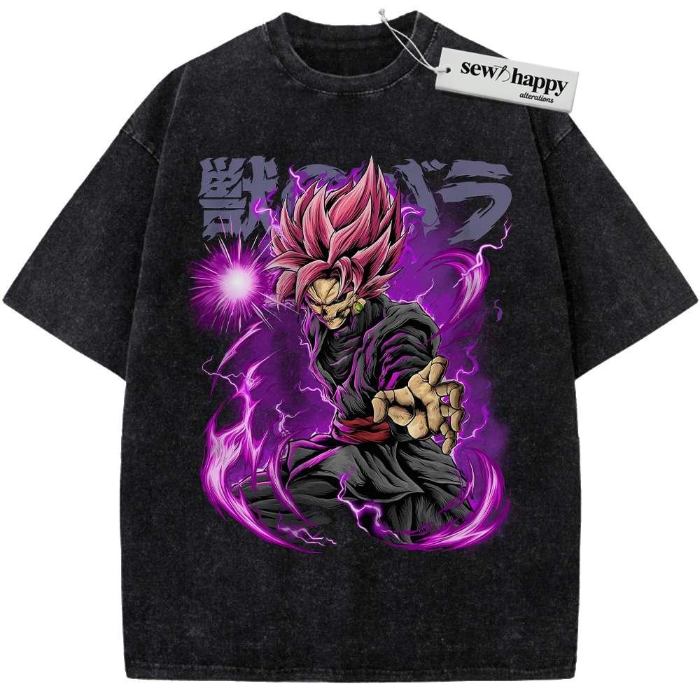 Wash Tee Goku Black Shirt, Dragon Ball Z Shirt, DBZ Shirt, Anime Shirt, Vintage Tee