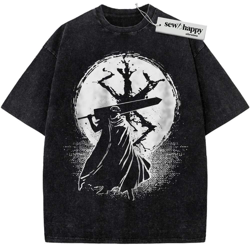 Wash Tee Guts Shirt, Berserk Shirt, Anime Shirt, Vintage Tee Wash Tee Guts Shirt, Berserk Shirt, Anime Shirt, Vintage Tee - Image 1