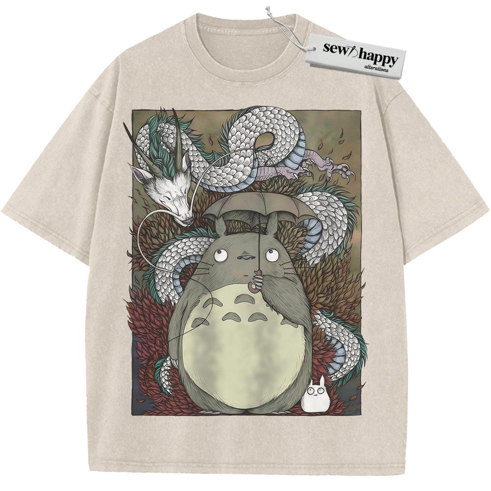 Wash Tee Haku Shirt, Spirited Away Shirt, My Neighbor Totoro Shirt, Studio Ghibli Shirt, Anime Shirt, Vintage T-Shirt