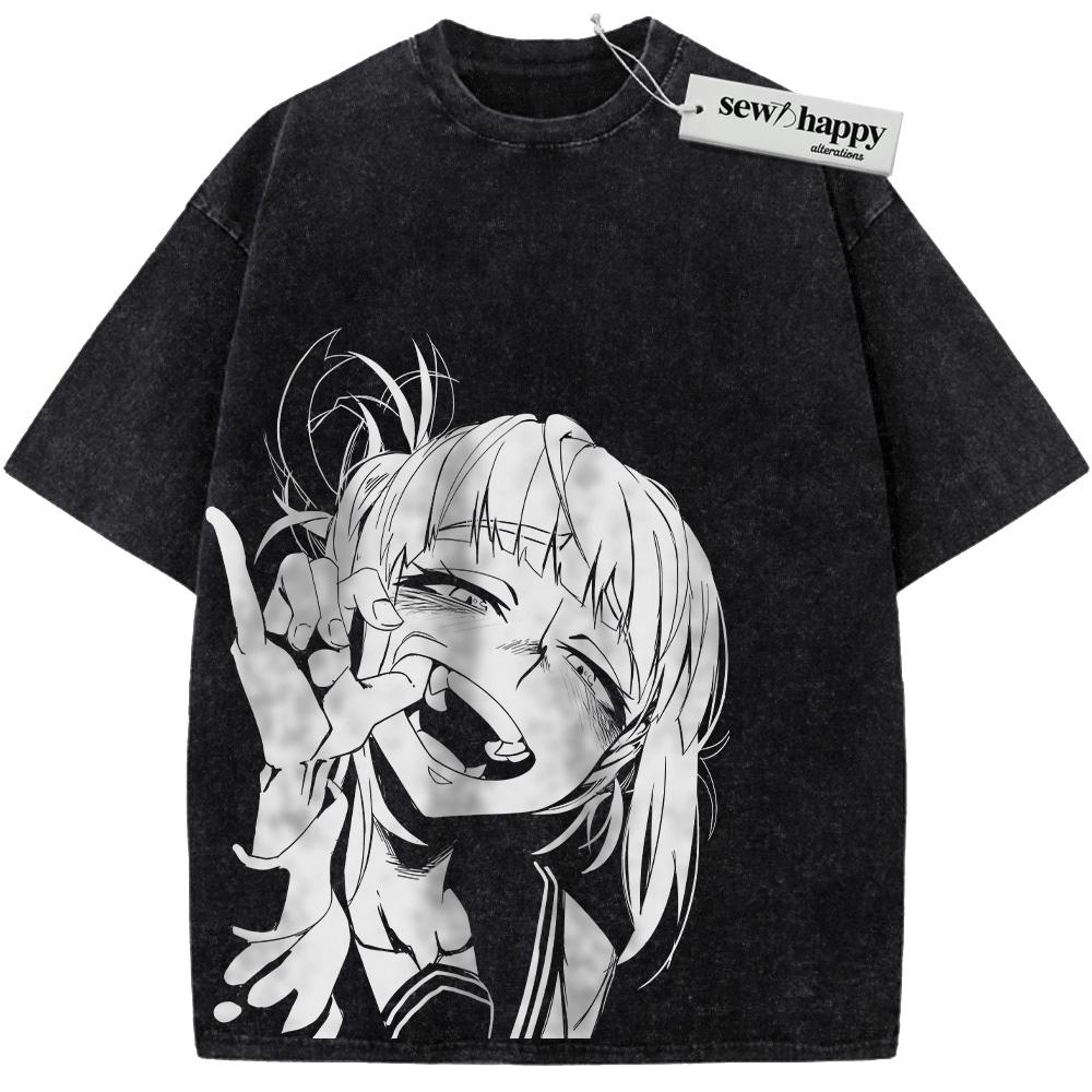 Wash Tee Himiko Toga Shirt, MHA Shirt, Anime Shirt, Vintage T-Shirt