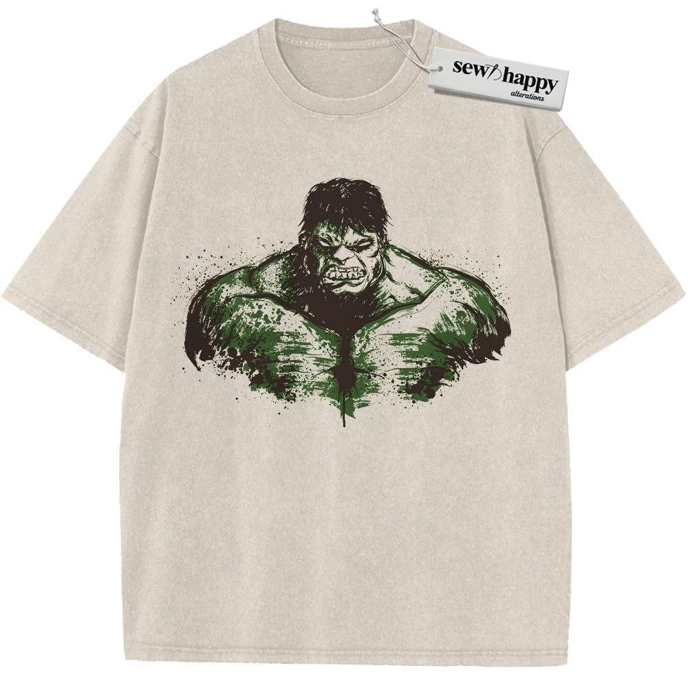 Wash Tee Hulk Shirt, Marvel Comics Shirt, Vintage Tee